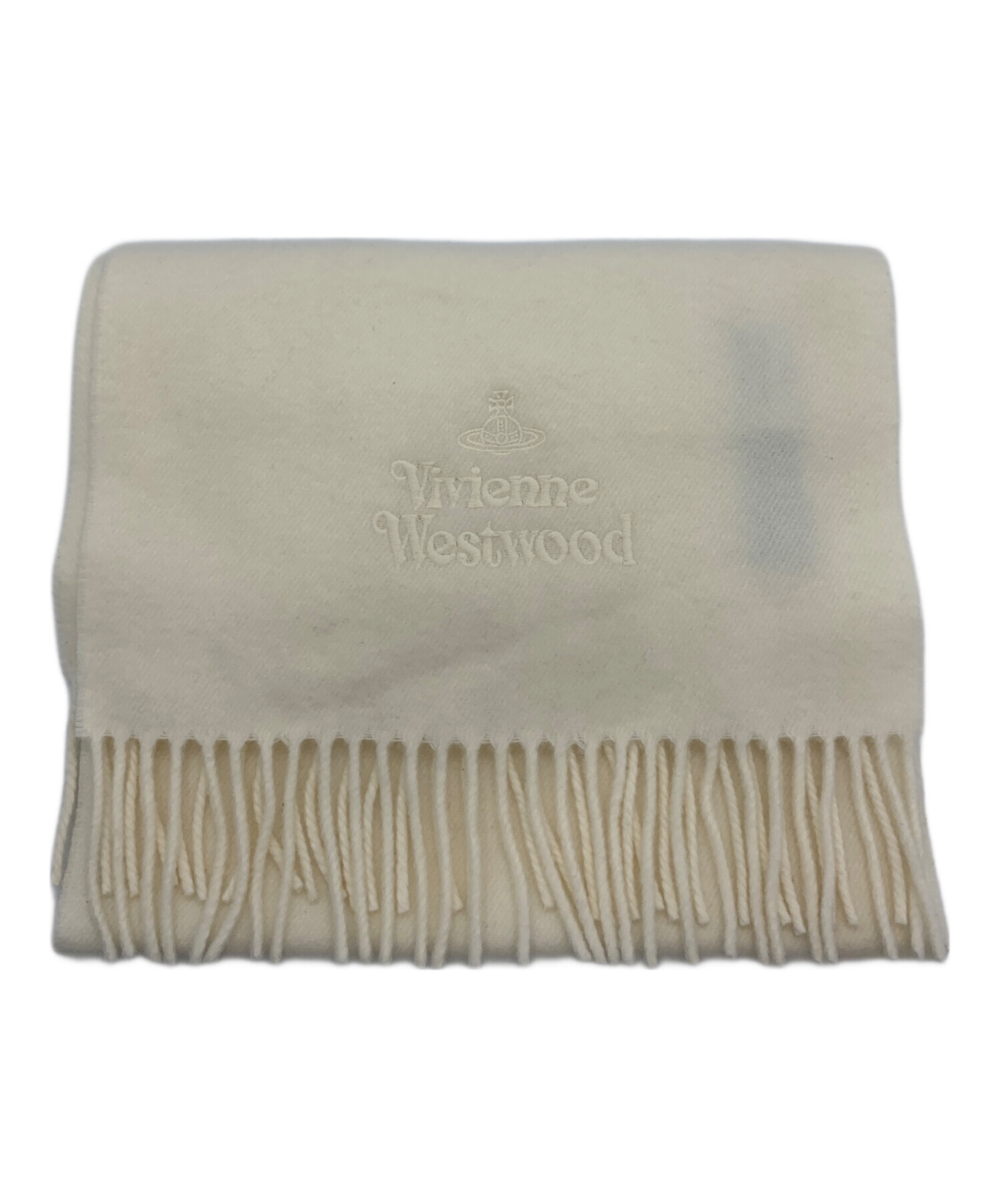 Vivienne Westwood ホワイト マフラー 未使用 箱付き 中古・古着通販】Vivienne Westwood (ヴィヴィアンウエストウッド
