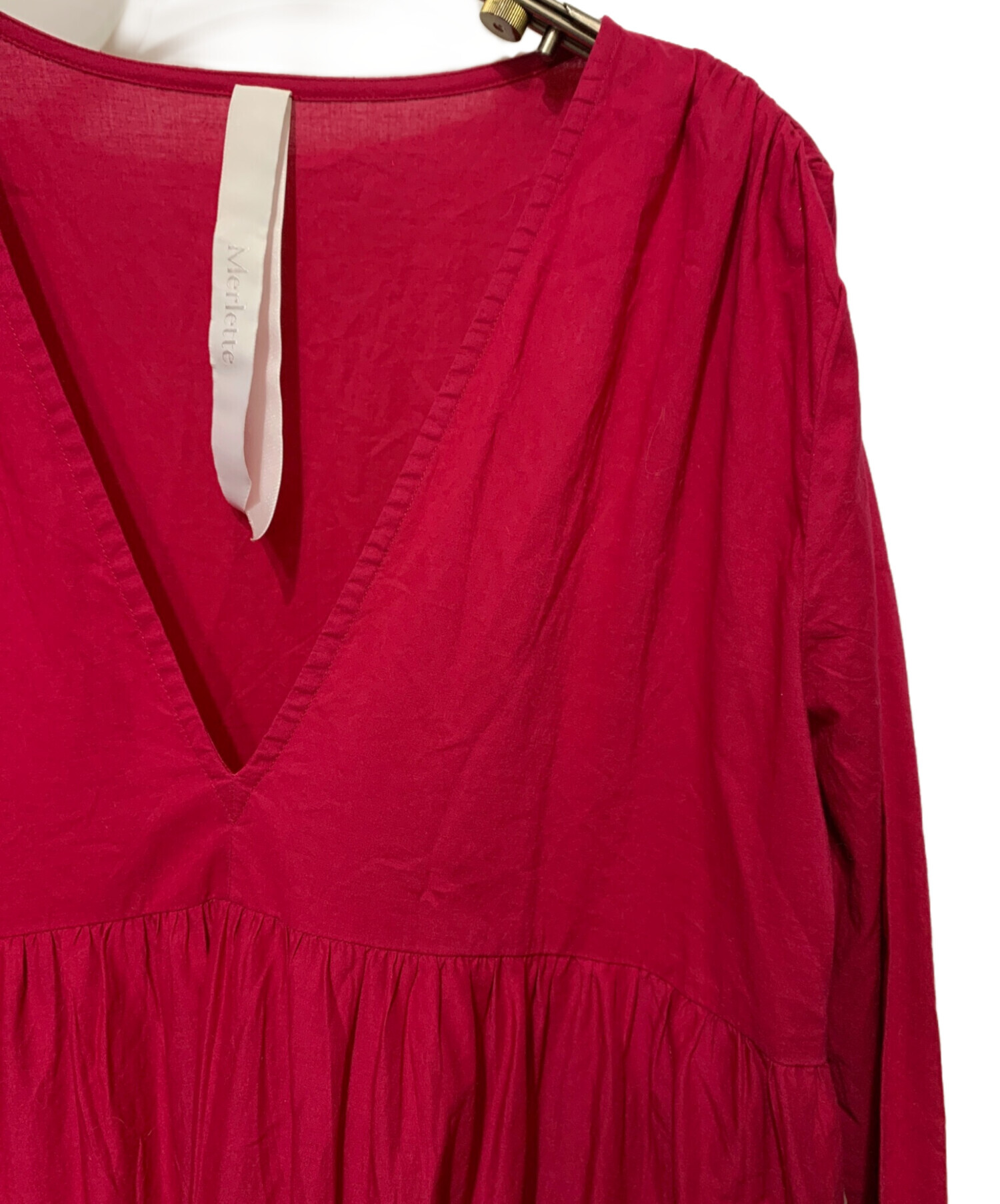 中古・古着通販】merlette (マーレット) ワンピース ピンク サイズ:XS