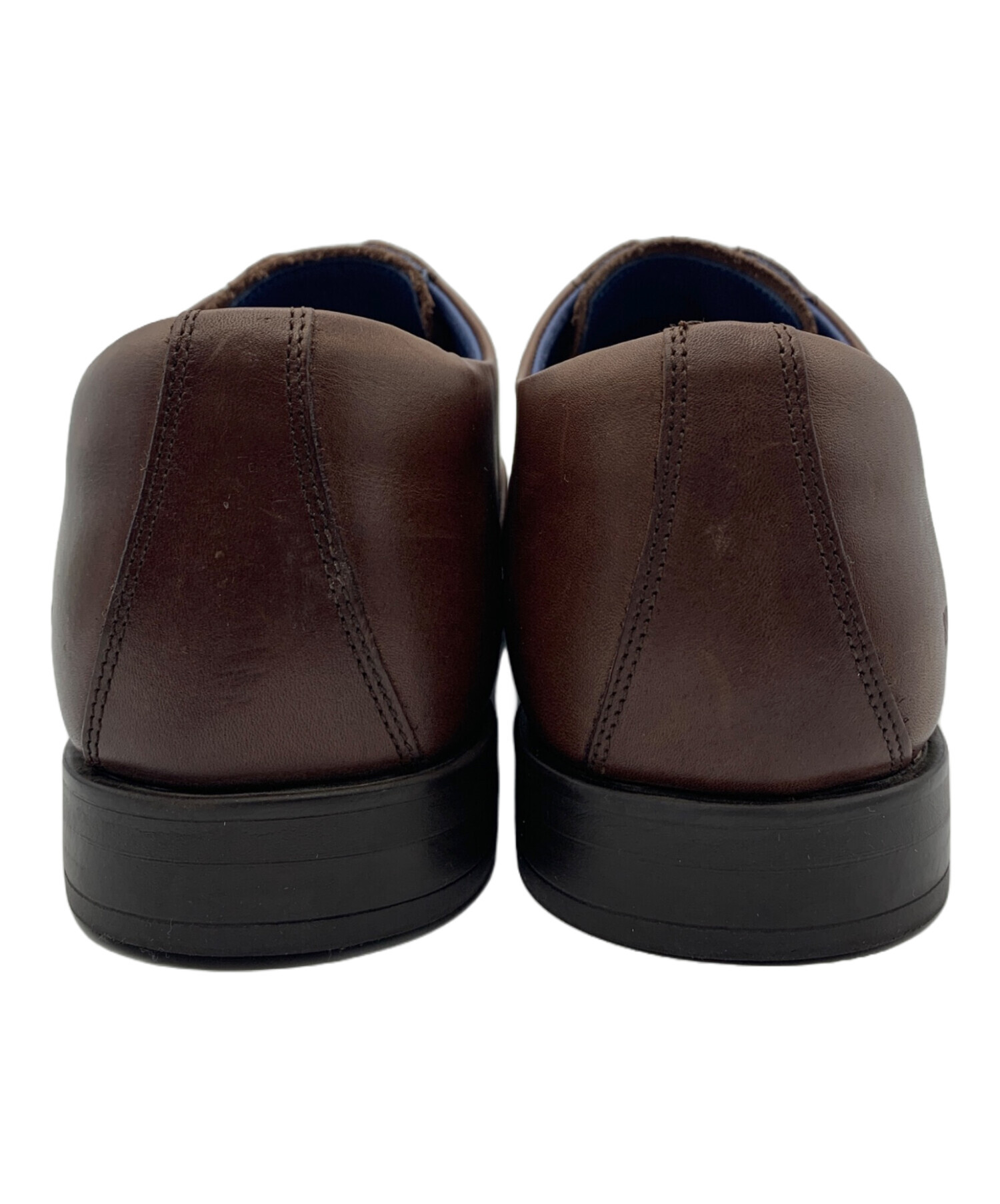 ビルケンシュトック　カジュアルレザーシューズ ブラウン×ブラック 中古・古着通販】BIRKENSTOCK (ビルケンシュトック) レザー