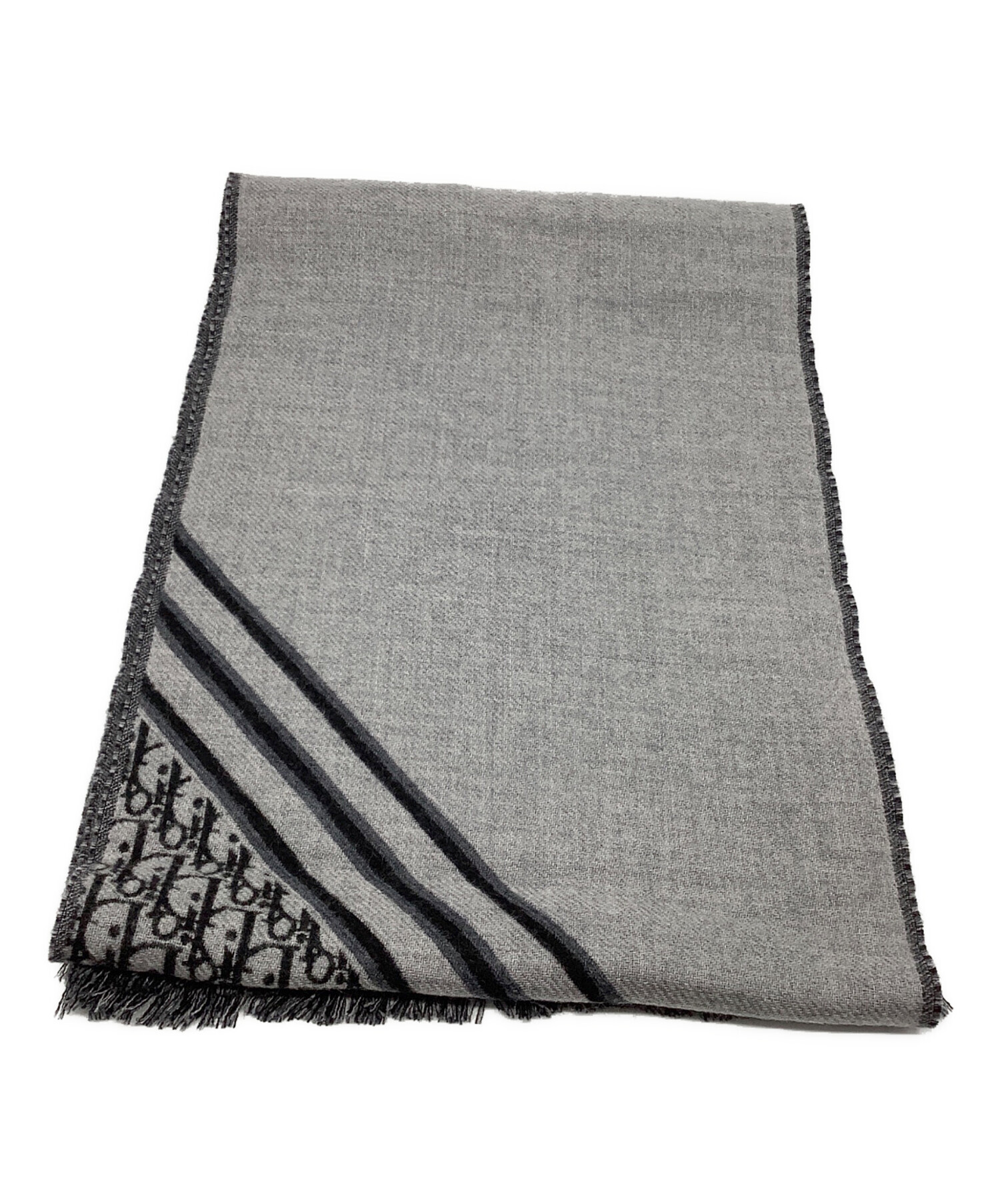 新品タグ付き Christian Dior トロッター マフラー Christian Dior】ディオール 