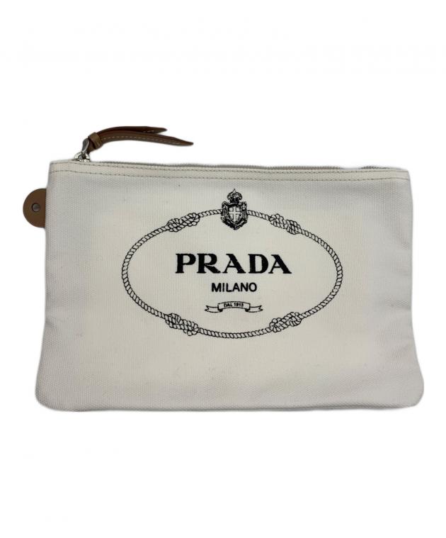 中古・古着通販】PRADA (プラダ) カナパ ホワイト｜ブランド・古着通販