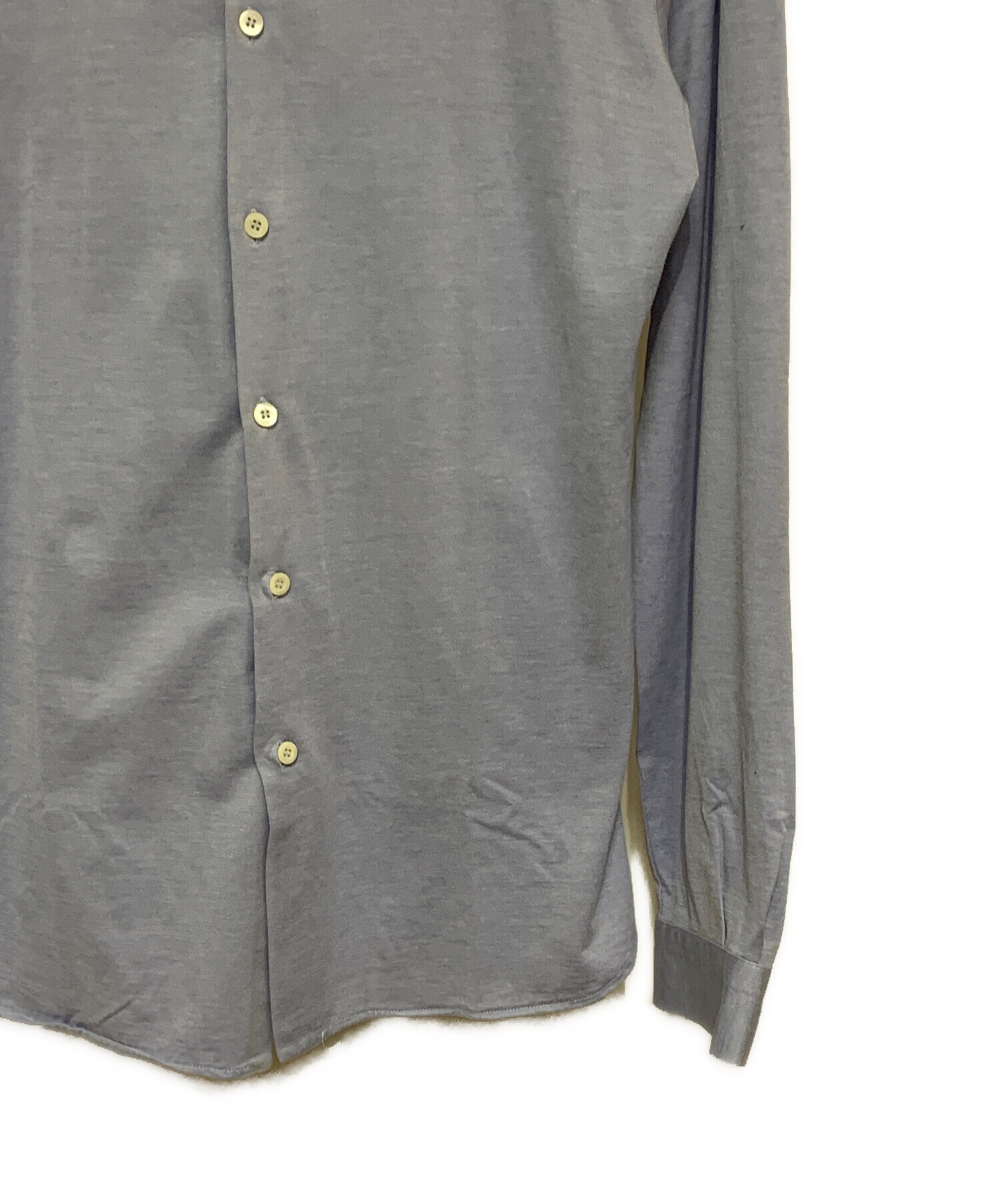 中古・古着通販】PRADA (プラダ) 長袖シャツ ブルー サイズ:XL
