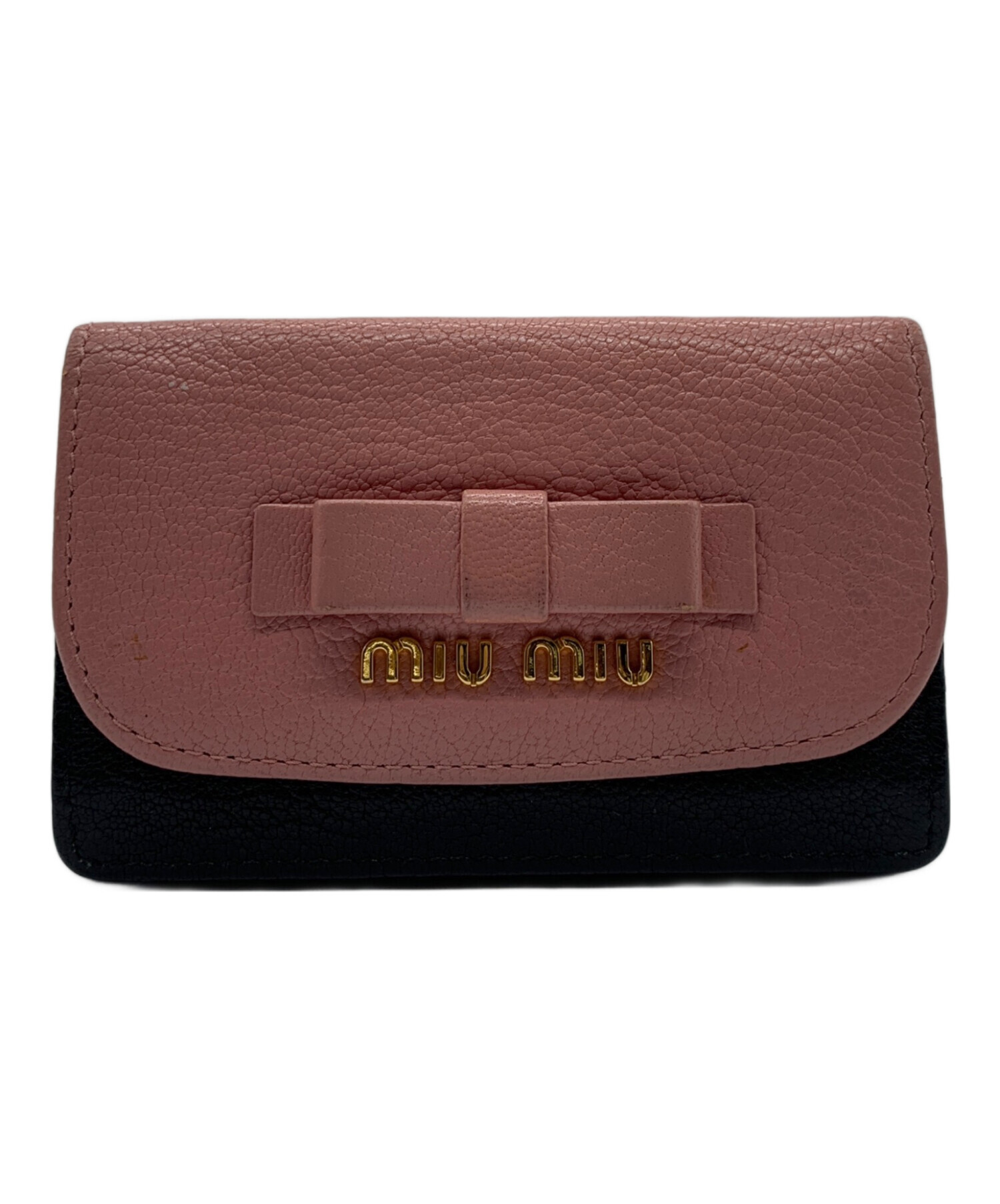 中古・古着通販】MIU MIU (ミュウミュウ) カードケース ピンク 