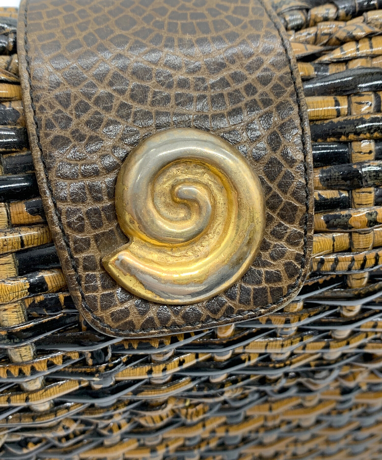 イタリア製Robert Ricciかごバッグ 中古・古着通販】roberto ricci (ロベルトリッチ) カゴバッグ