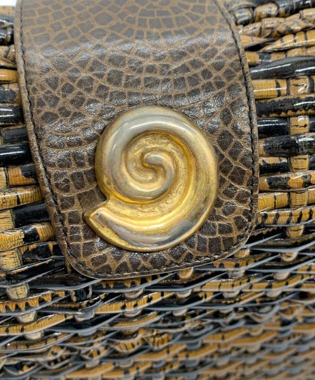 中古・古着通販】roberto ricci (ロベルトリッチ) カゴバッグ ブラウン