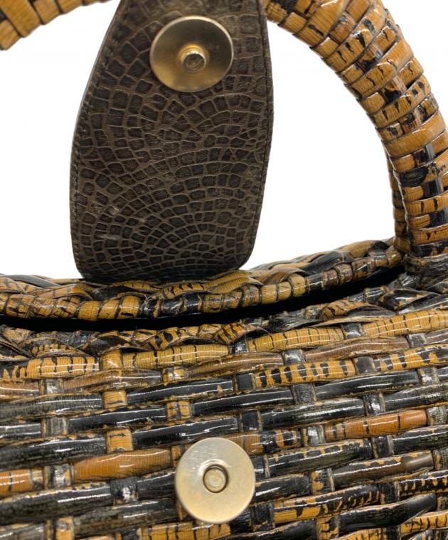 イタリア製Robert Ricciかごバッグ 美品✨ロベルトリッチ Roberto Ricci かごバッグ イタリア製 レザー