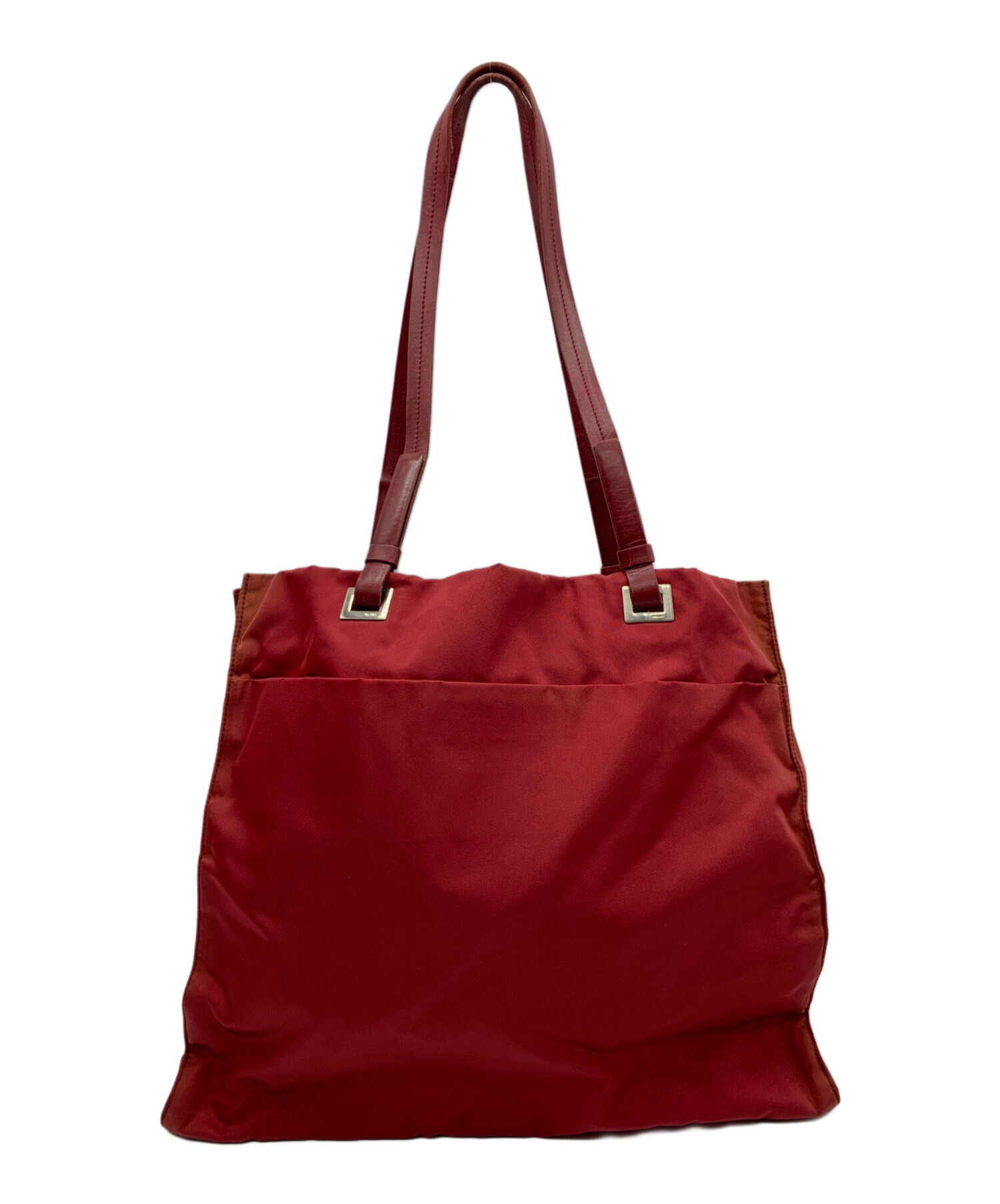 PRADA レッド トートバッグ