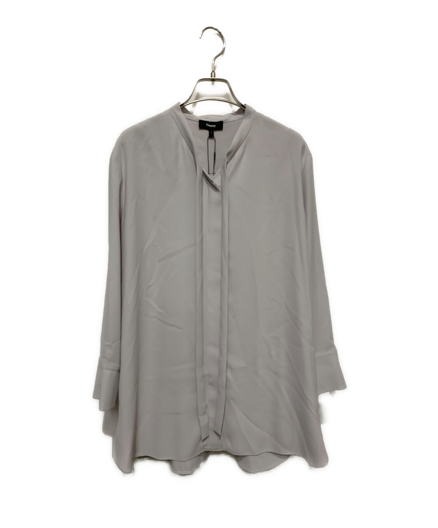 中古・古着通販】theory (セオリー) PRIME GGT TIE Blouse グレー