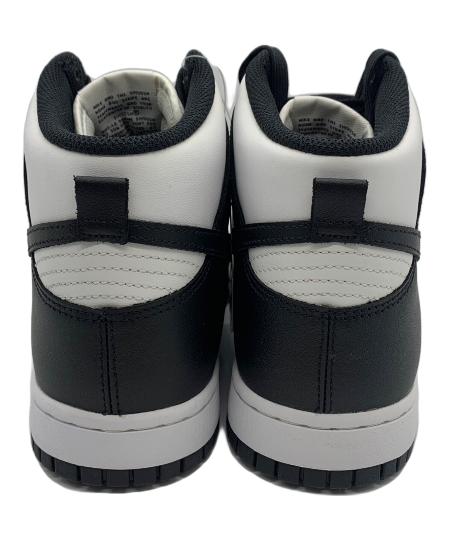 中古・古着通販】NIKE (ナイキ) DUNK HIGH ブラック×ホワイト サイズ