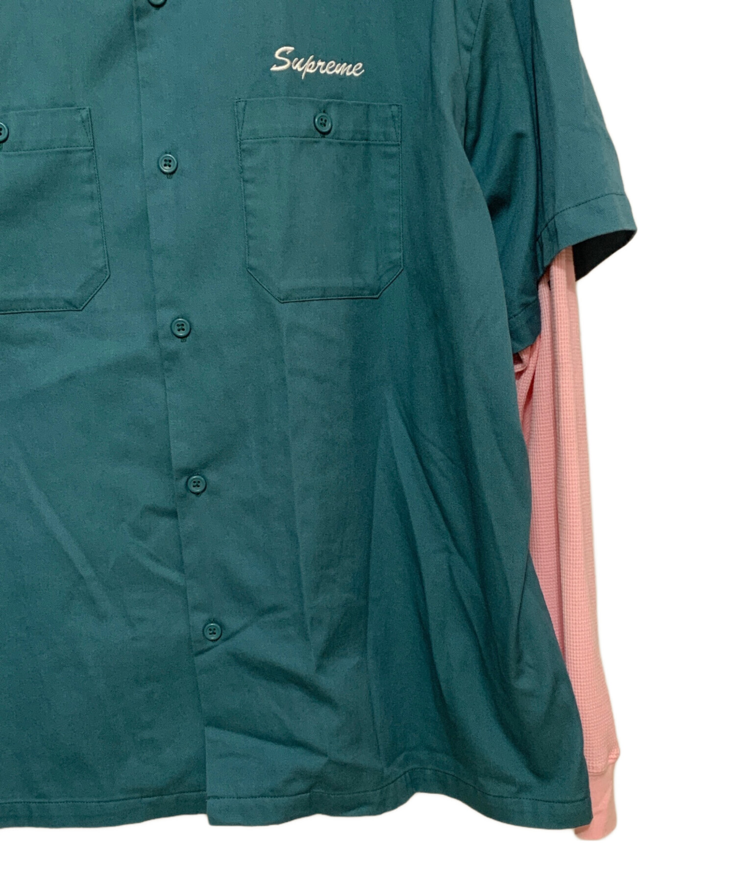 中古・古着通販】Supreme (シュプリーム) Thermal Work Shirt グリーン