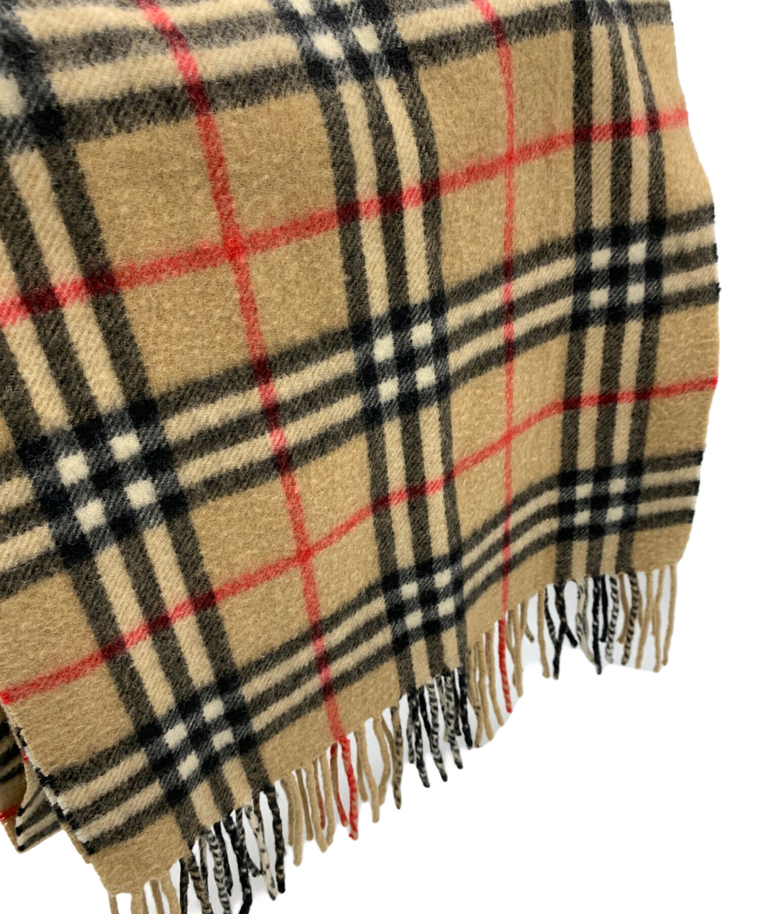 新品未使用　バーバリーズ　カシミヤマフラー　ブラウン 中古・古着通販】Burberry's (バーバリーズ) カシミアマフラー