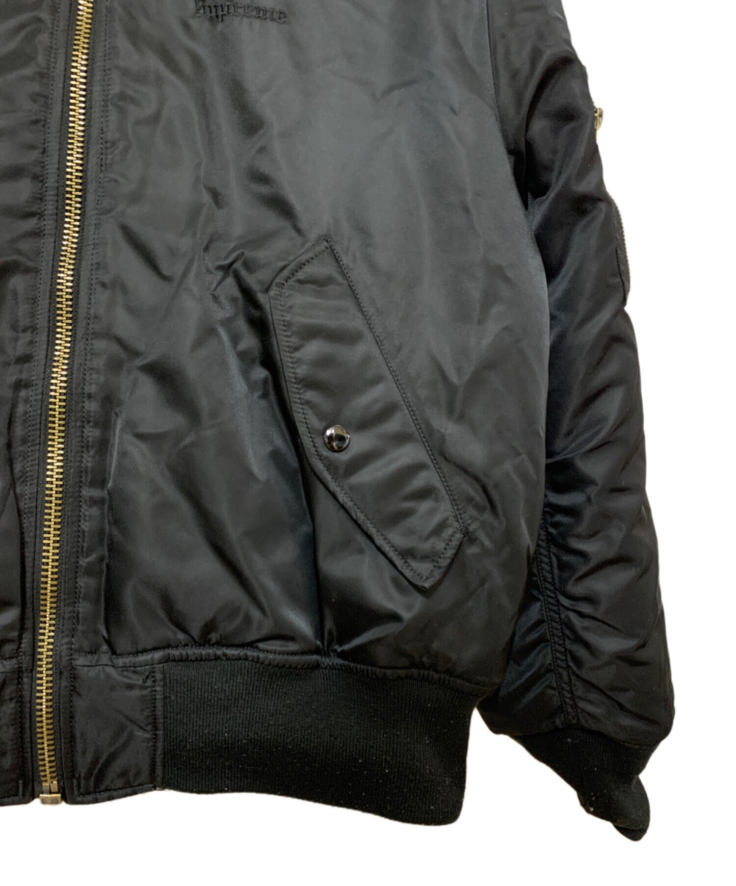 中古 Supreme Faux Fur Reversible MA-1 SUPREME 22AW Faux Fur Reversible MA-1 Jacket Olive Large New | eBay