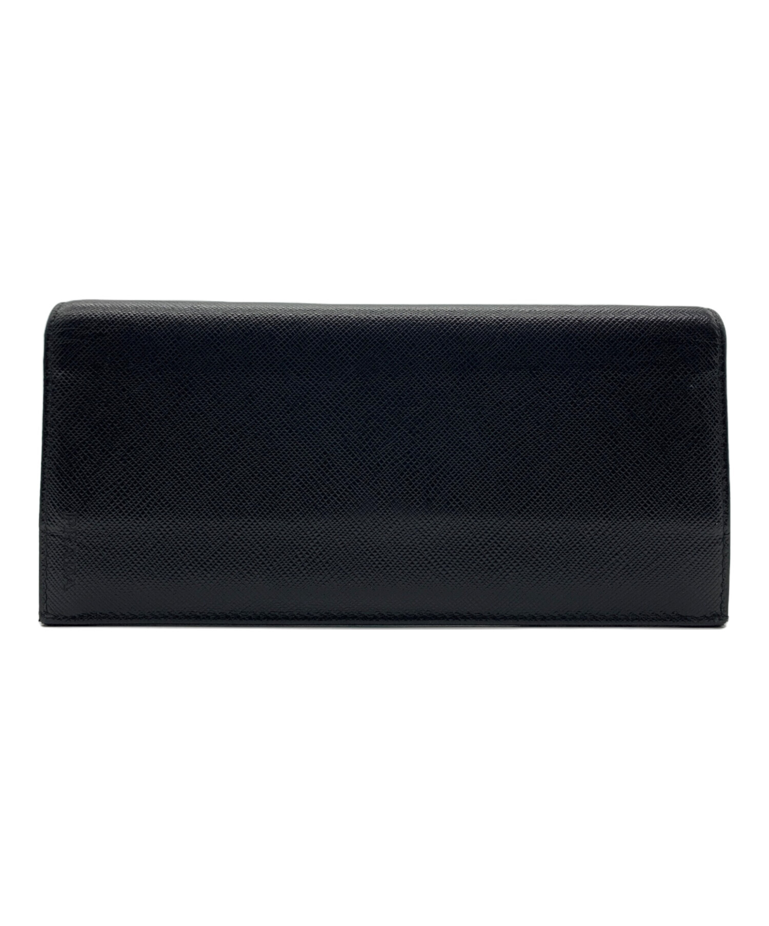 中古・古着通販】PRADA (プラダ) サフィアーノ 長財布 ブラック 