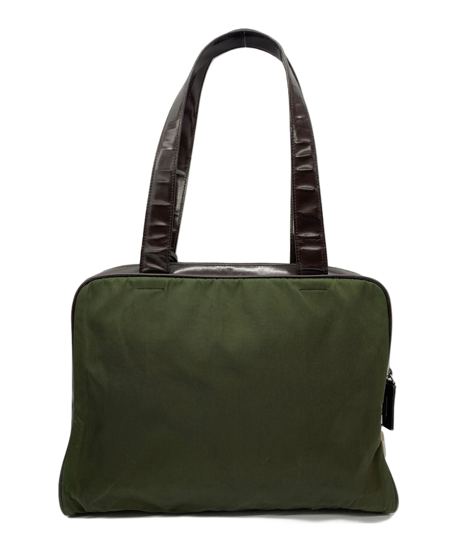 中古・古着通販】PRADA (プラダ) ナイロントートバッグ グリーン 