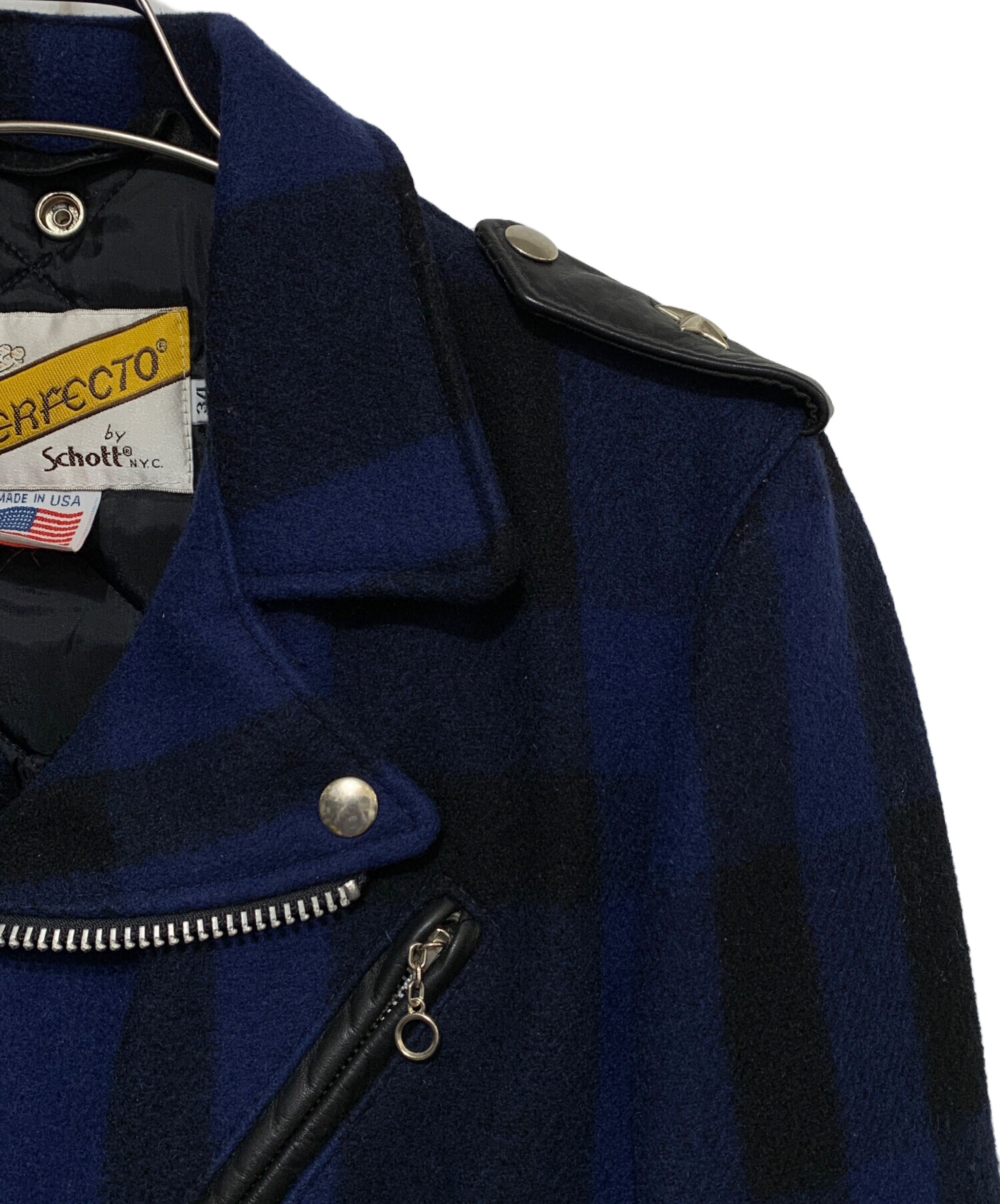 中古・古着通販】Schott (ショット) ダブルライダースジャケット