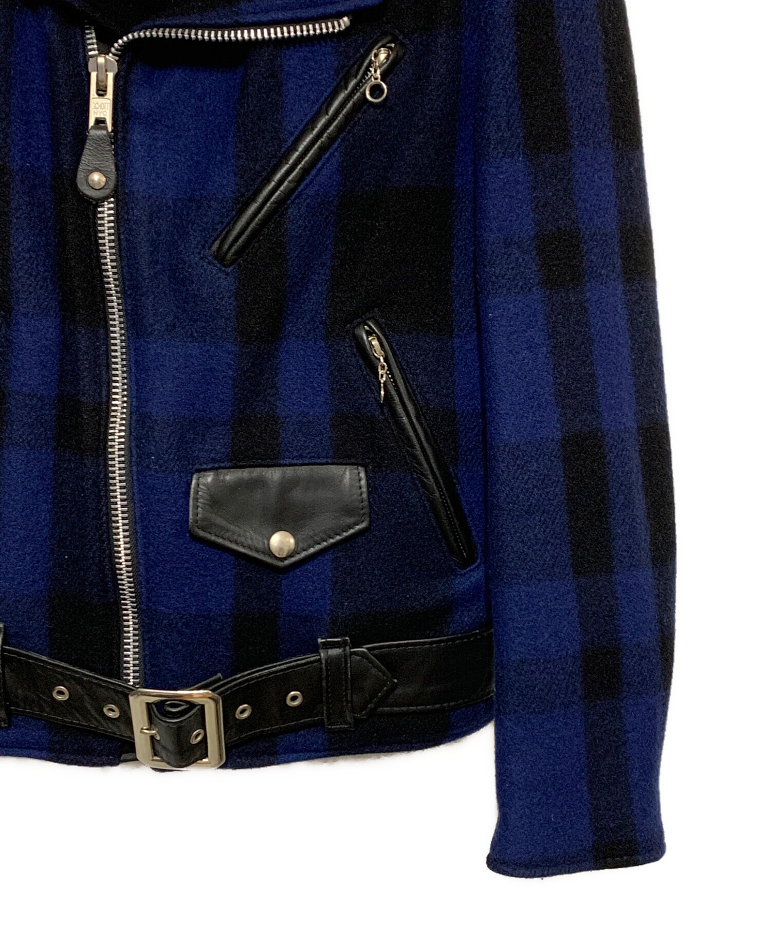 中古・古着通販】Schott (ショット) ダブルライダースジャケット