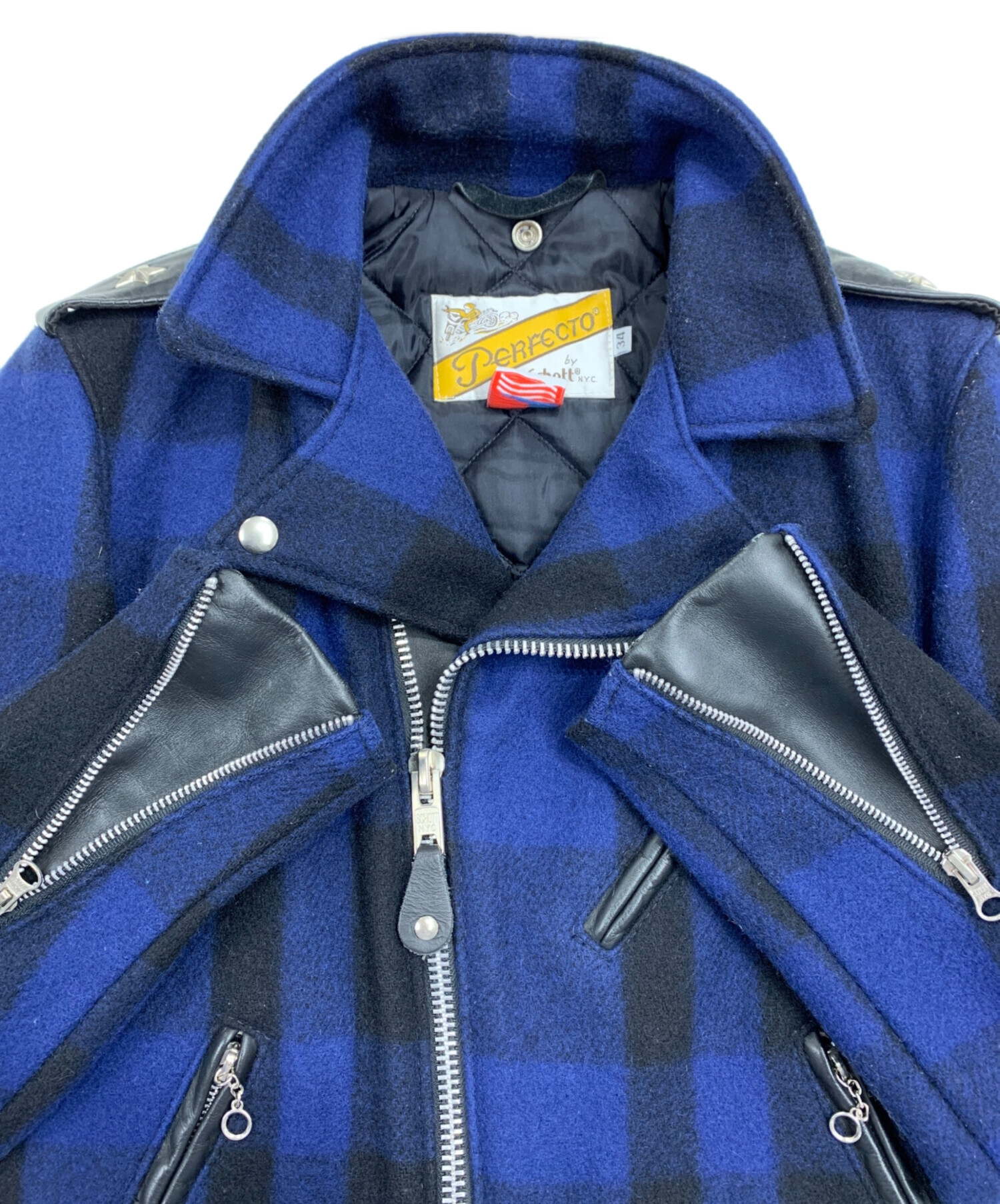 中古・古着通販】Schott (ショット) ダブルライダースジャケット