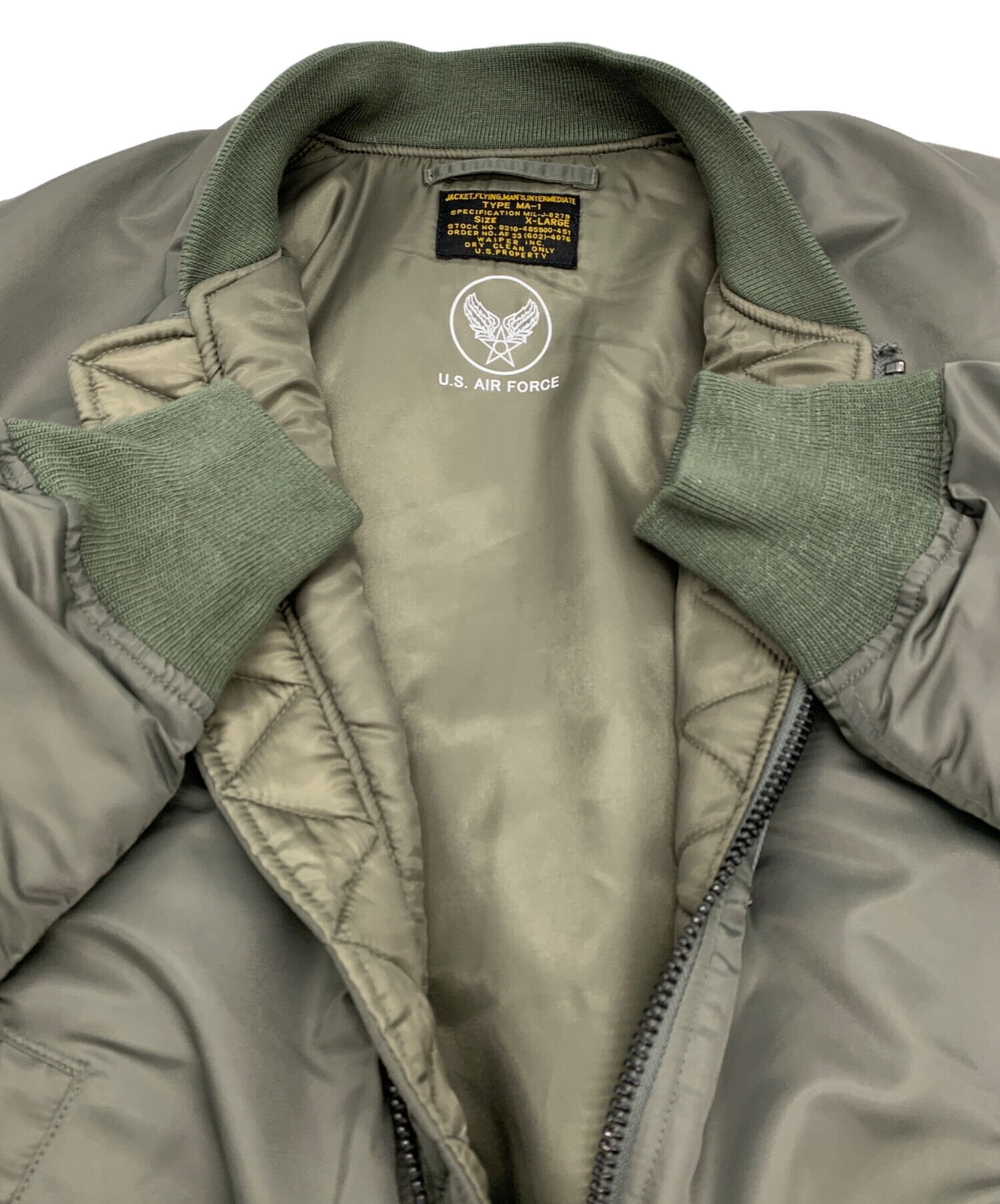 中古・古着通販】waiper (ワイパー) MA-1ジャケット グリーン サイズ