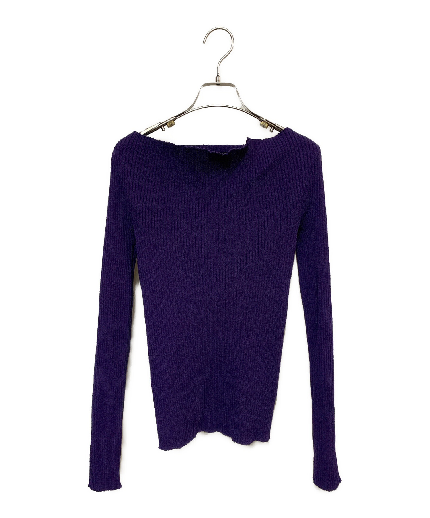 【最終値下げ】STUNNING LURE イレギュラーネックニット STUNNING LURE - stunning lure イレギュラーネック ニットの通販 by