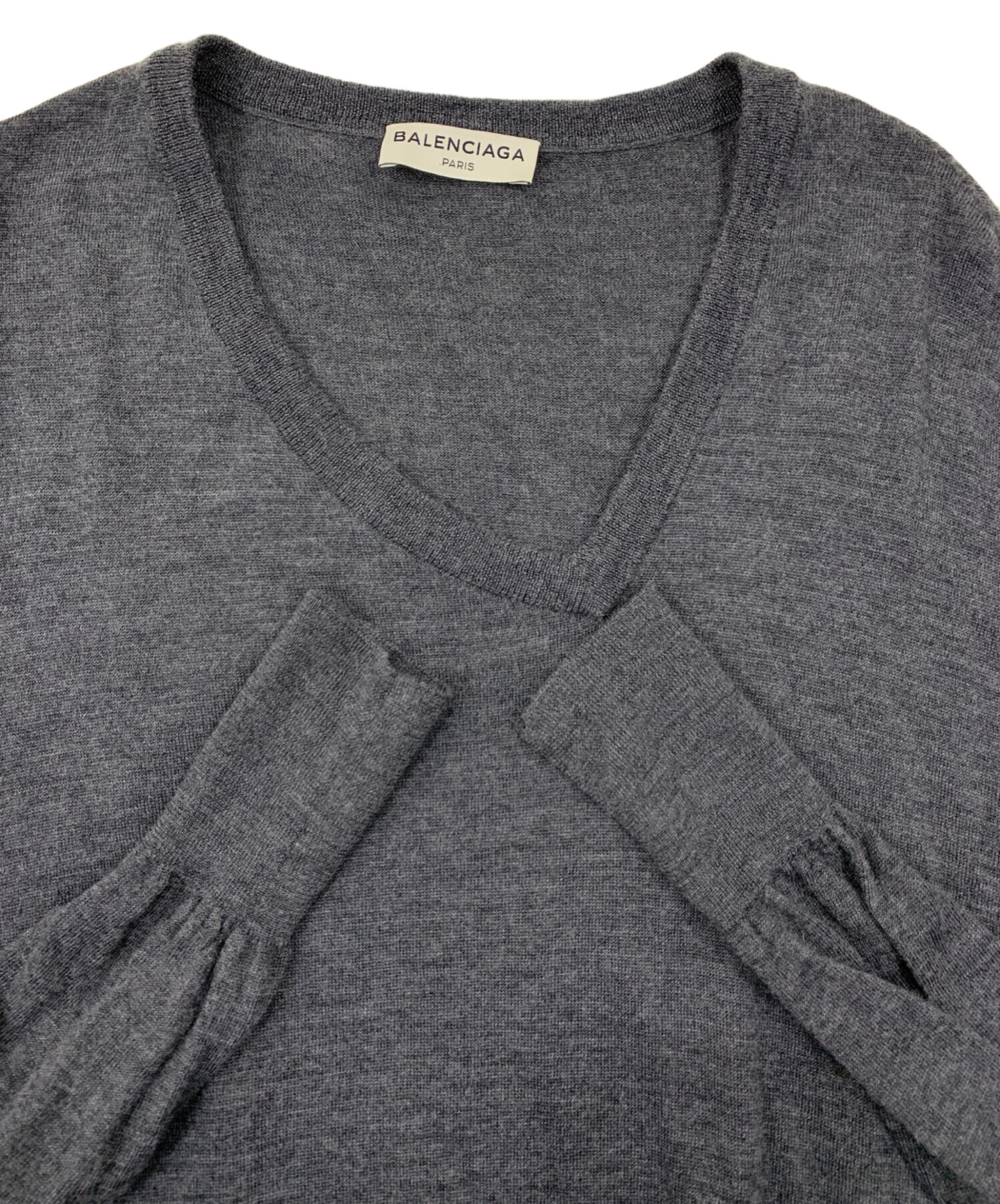 中古・古着通販】BALENCIAGA (バレンシアガ) アシンメトリーニット