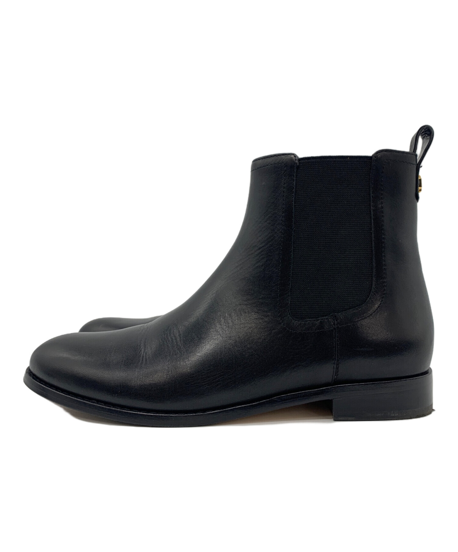 POLO RALPH LAUREN サイドゴアブーツ ブラック スエード 中古・古着通販】LAUREN RALPH LAUREN (ローレンラルフローレン