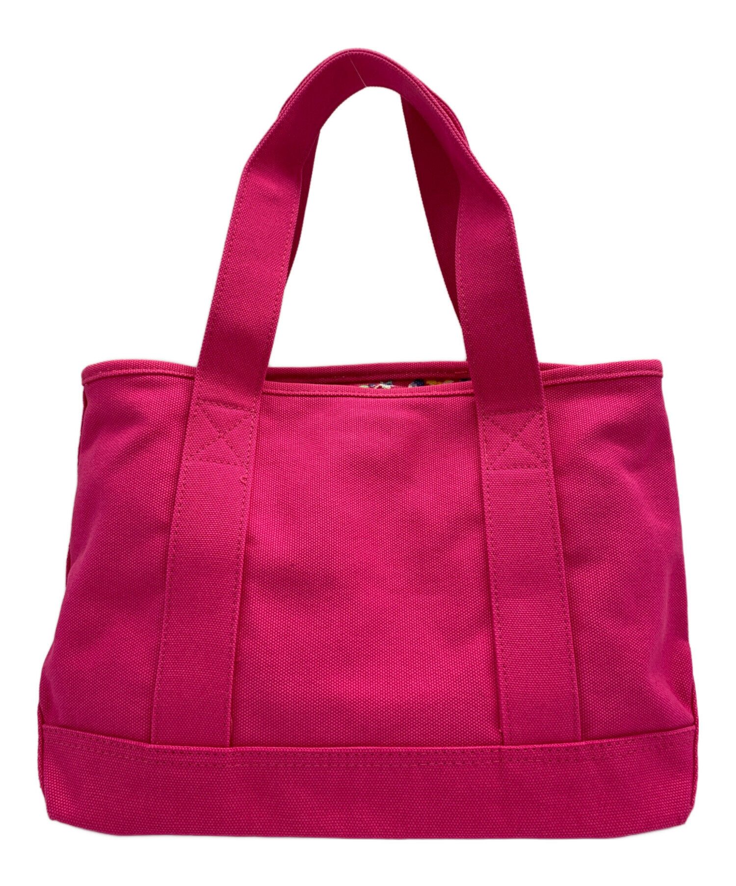新品 RALPH LAUREN キャンバストートバッグ 大きい ピンク 中古・古着通販】POLO RALPH LAUREN (ポロ・ラルフローレン