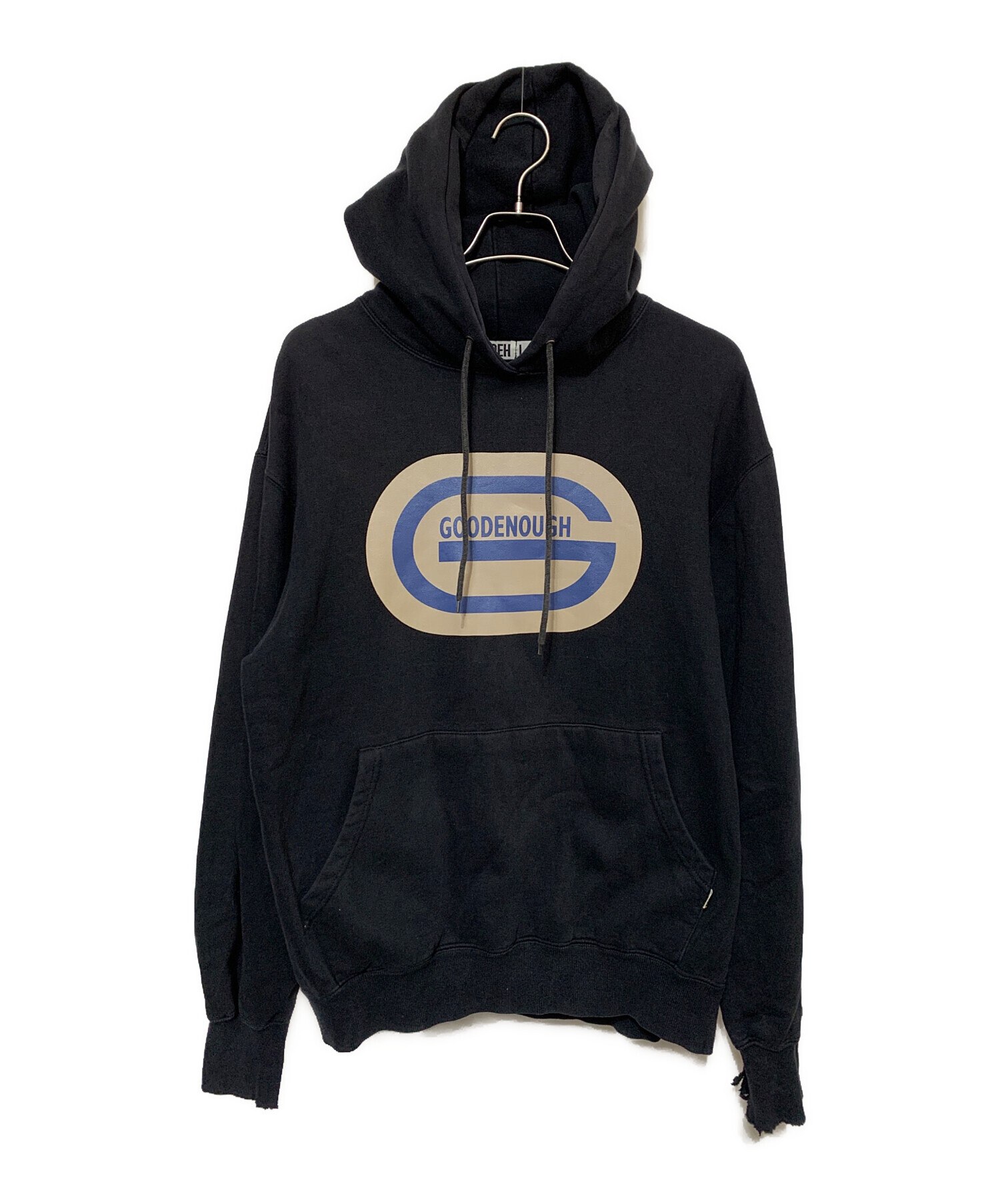 中古・古着通販】GOODENOUGH (グッドイナフ) パーカー ブラック サイズ