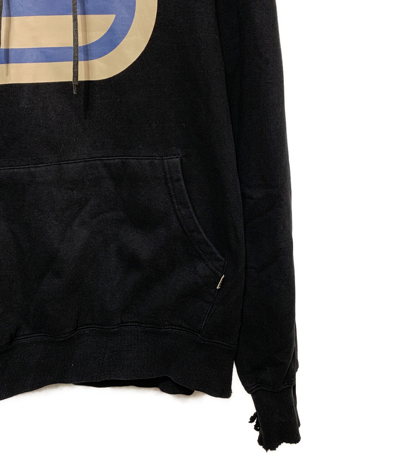 中古・古着通販】GOODENOUGH (グッドイナフ) パーカー ブラック サイズ