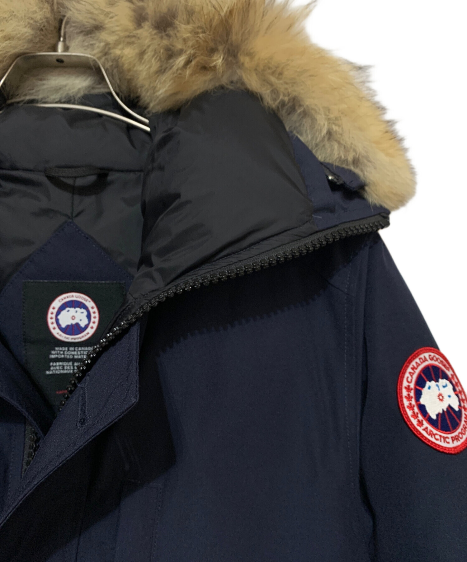 中古・古着通販】CANADA GOOSE (カナダグース) JASPER PARKA ネイビー 
