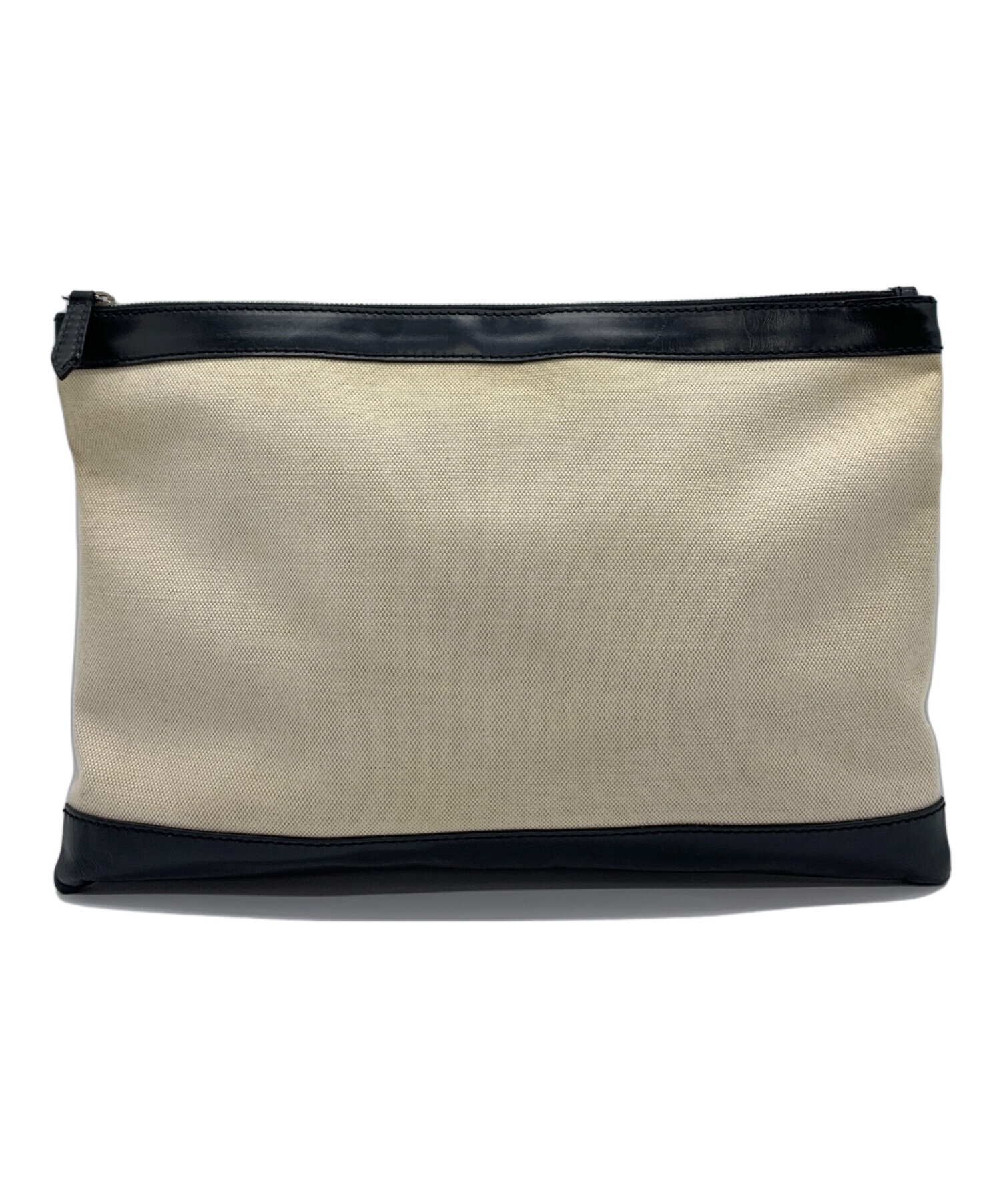 BALENCIAGA アイボリー クラッチバッグ 中古・古着通販】BALENCIAGA (バレンシアガ) クラッチバッグ