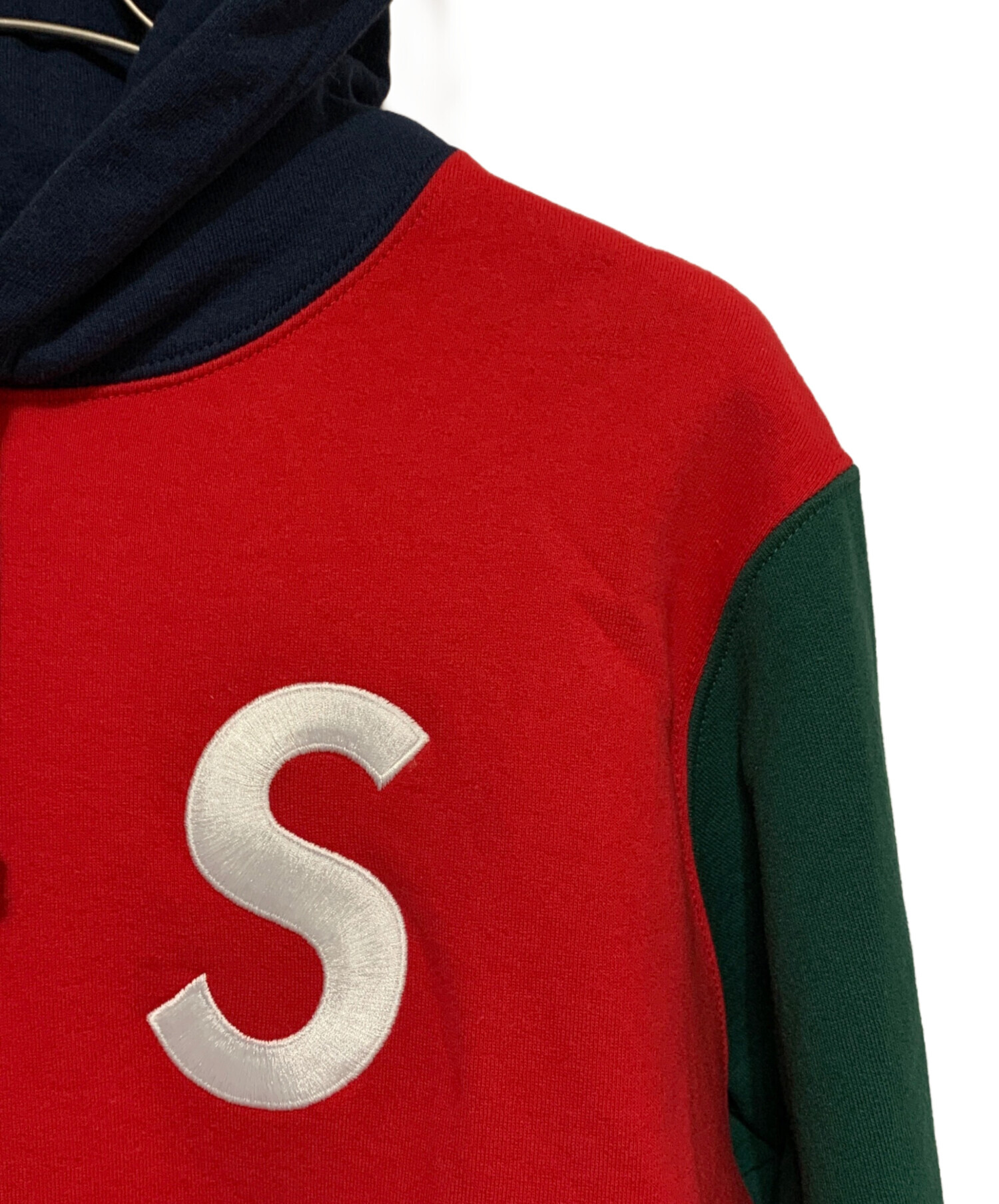 中古・古着通販】Supreme (シュプリーム) S Logo Colorblocked Hooded
