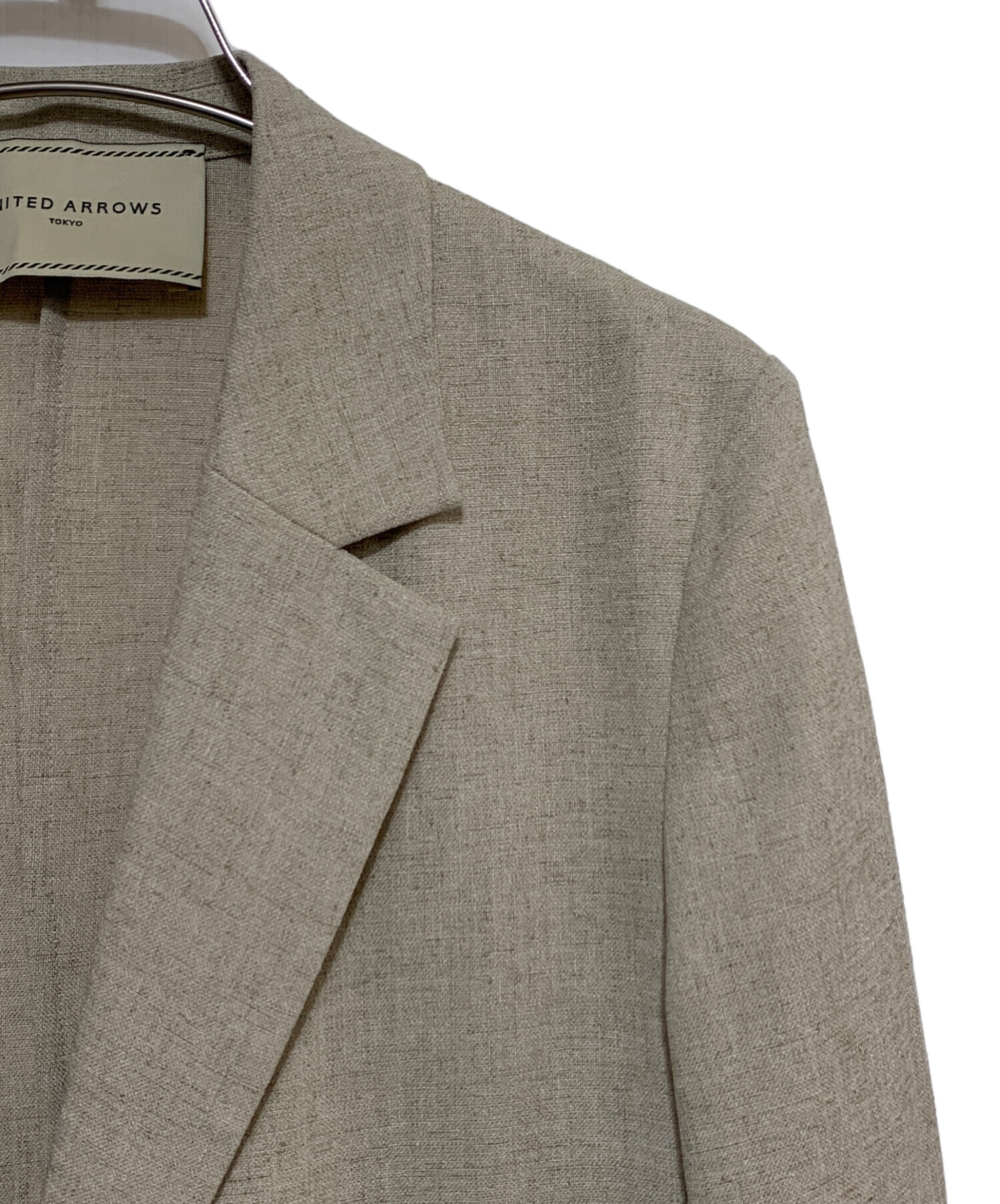 新品未使用 難ありテーラーメイド　ユナイテッドアローズ 半袖　ネイビー　XO 中古・古着通販】UNITED ARROWS (ユナイテッドアローズ) リネン混