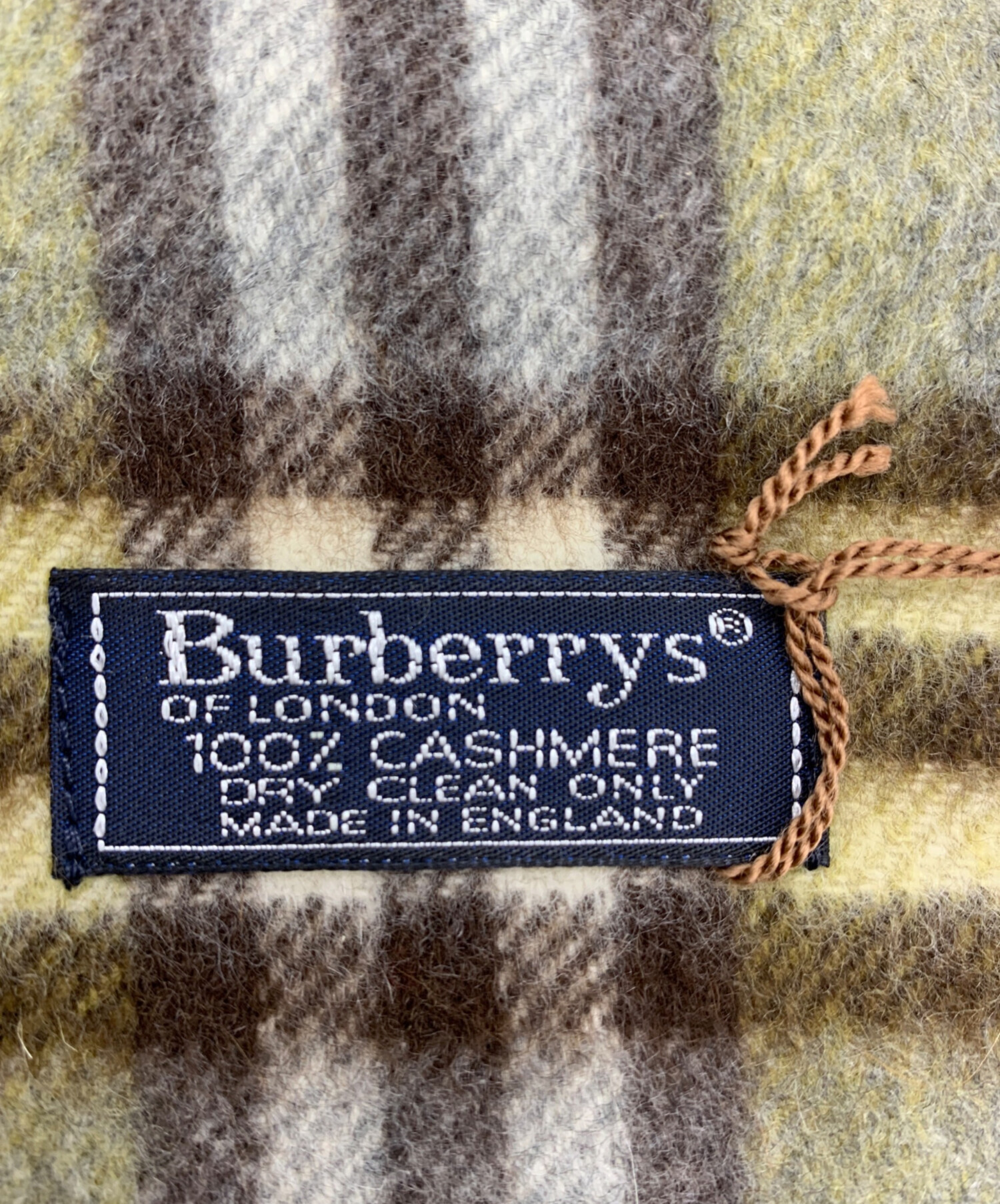 中古・古着通販】Burberry's (バーバリーズ) カシミアマフラー マルチ