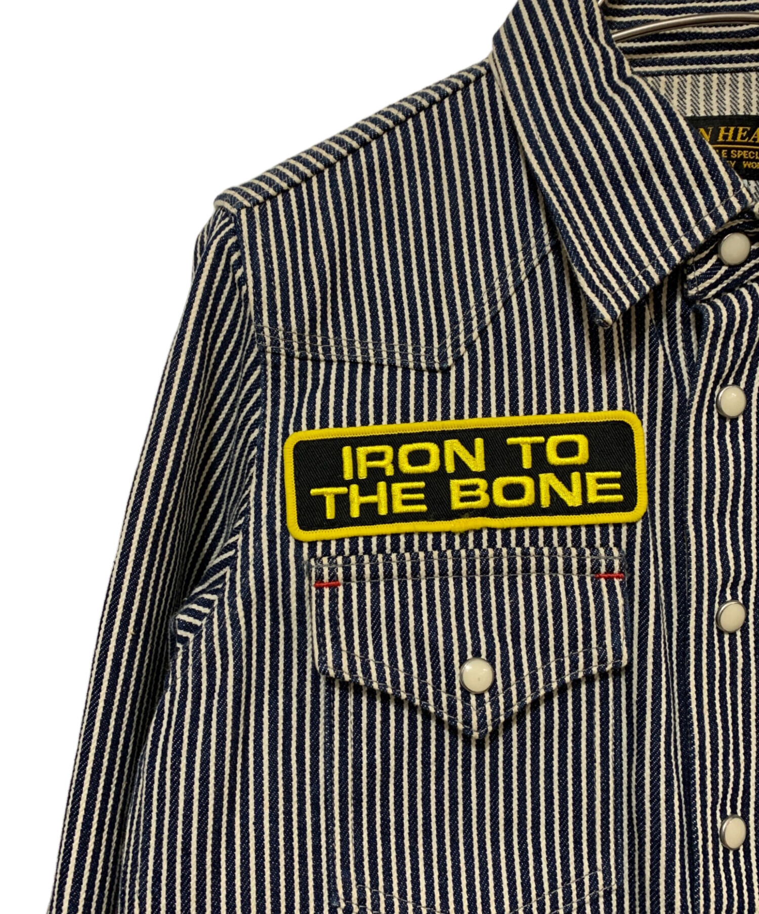 中古・古着通販】IRON HEART (アイアンハート) ヒッコリーシャツ