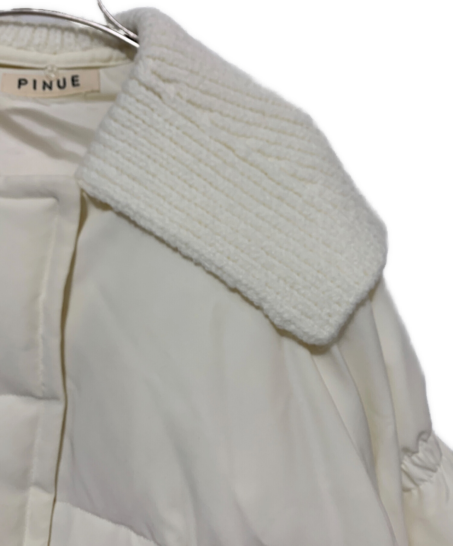 中古・古着通販】PINUE (ピヌエ) ダウンジャケット ホワイト サイズ:F
