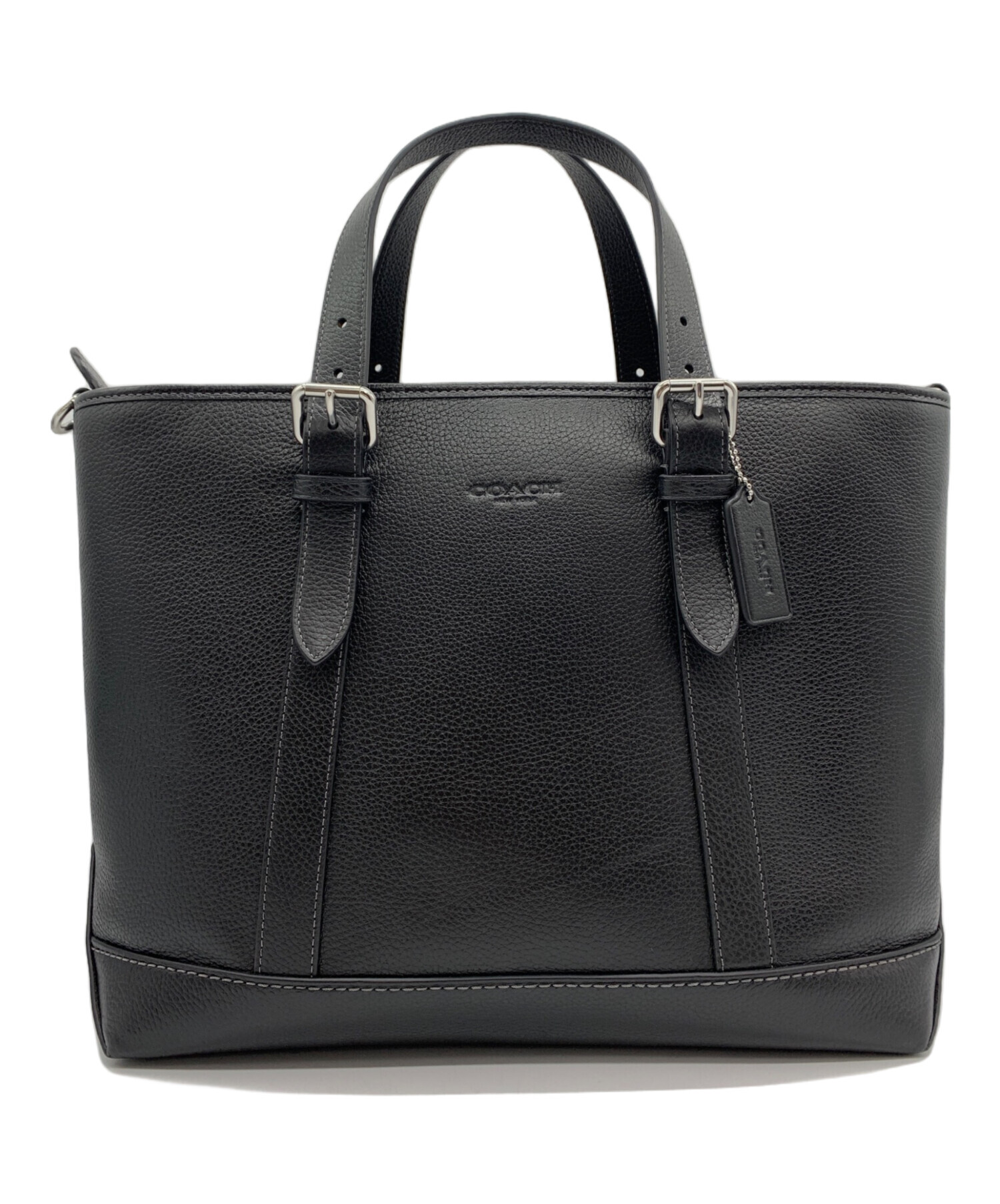 中古・古着通販】COACH (コーチ) ワーナートートバッグ ブラック