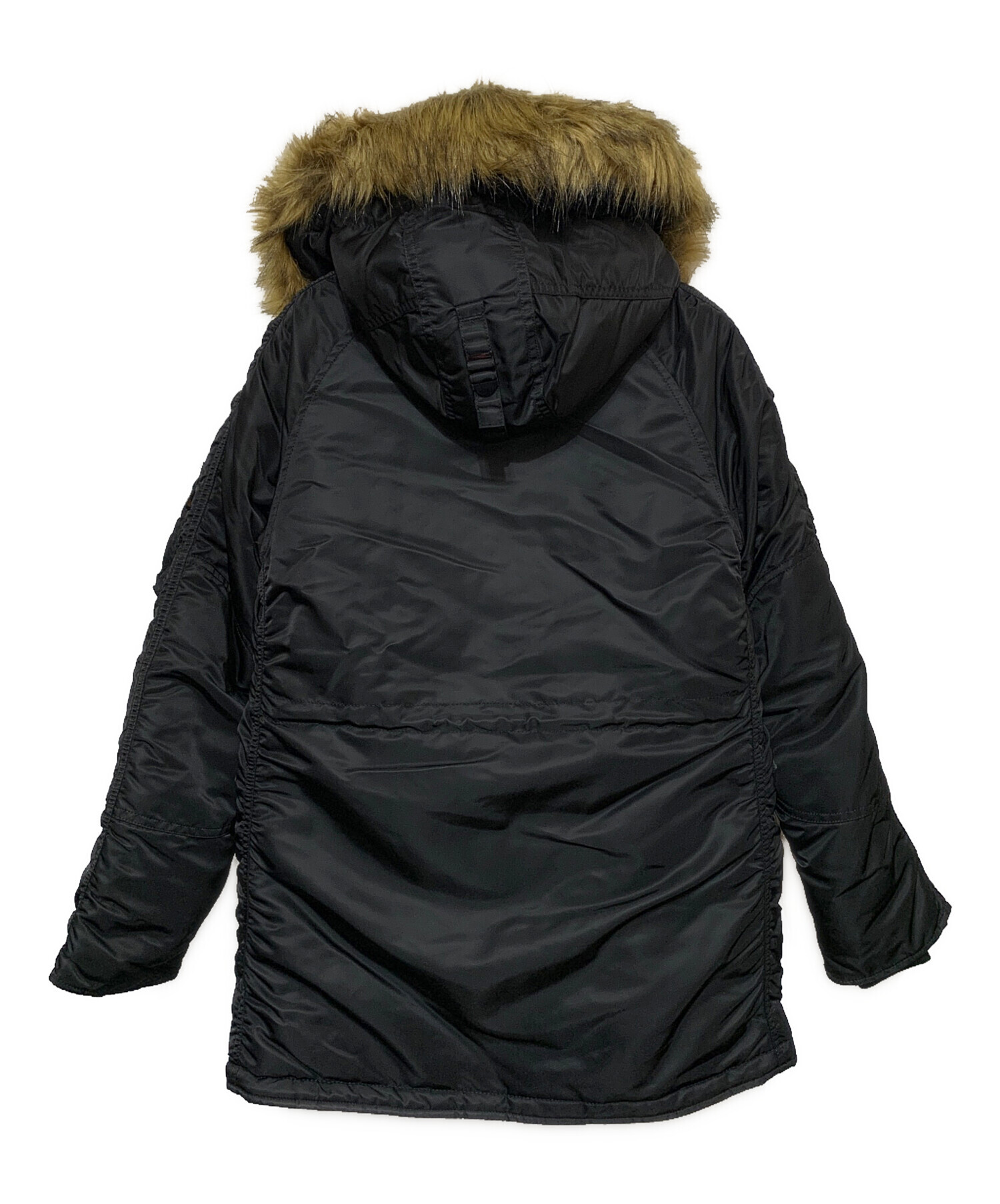 中古・古着通販】ALPHA (アルファ) N-3Bモッズショートコート ブラック