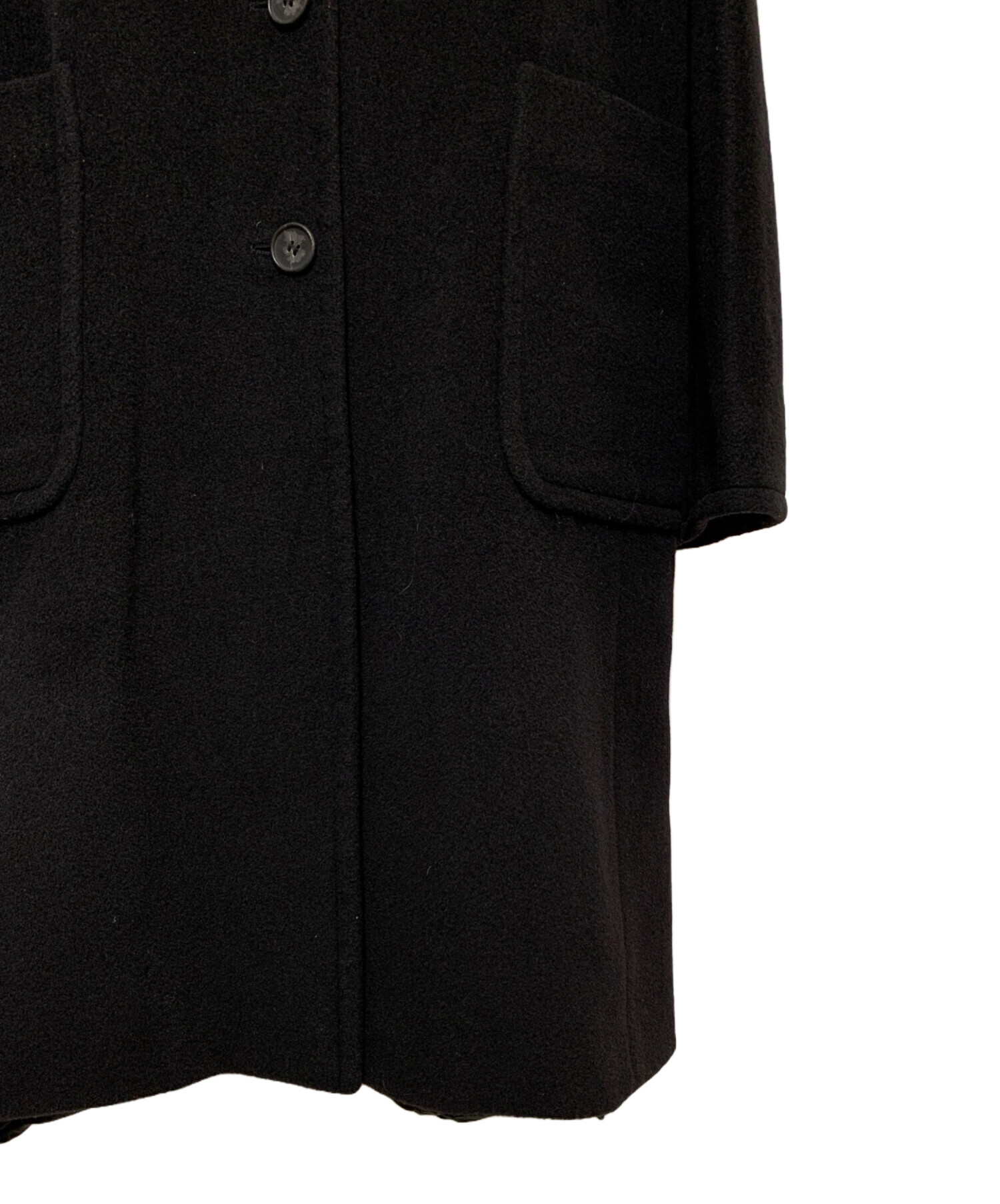 中古・古着通販】MaxMara (マックスマーラ) チェスターコート ブラック