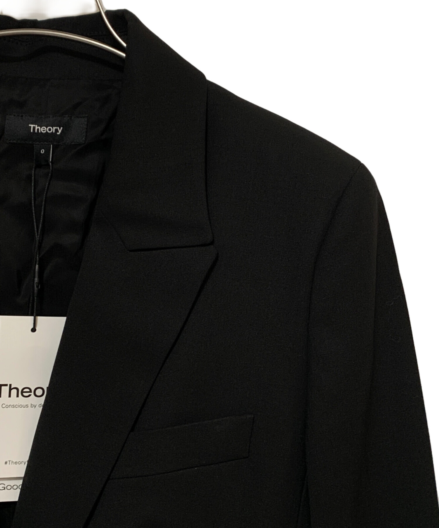 るさ　　Traceable Wool Etiennette ブラック Traceable Wool Etiennette Blazer | WOMEN（レディース）｜Theory