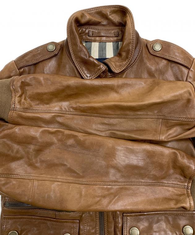 中古・古着通販】BURBERRY LONDON (バーバリーロンドン) ラムレザー