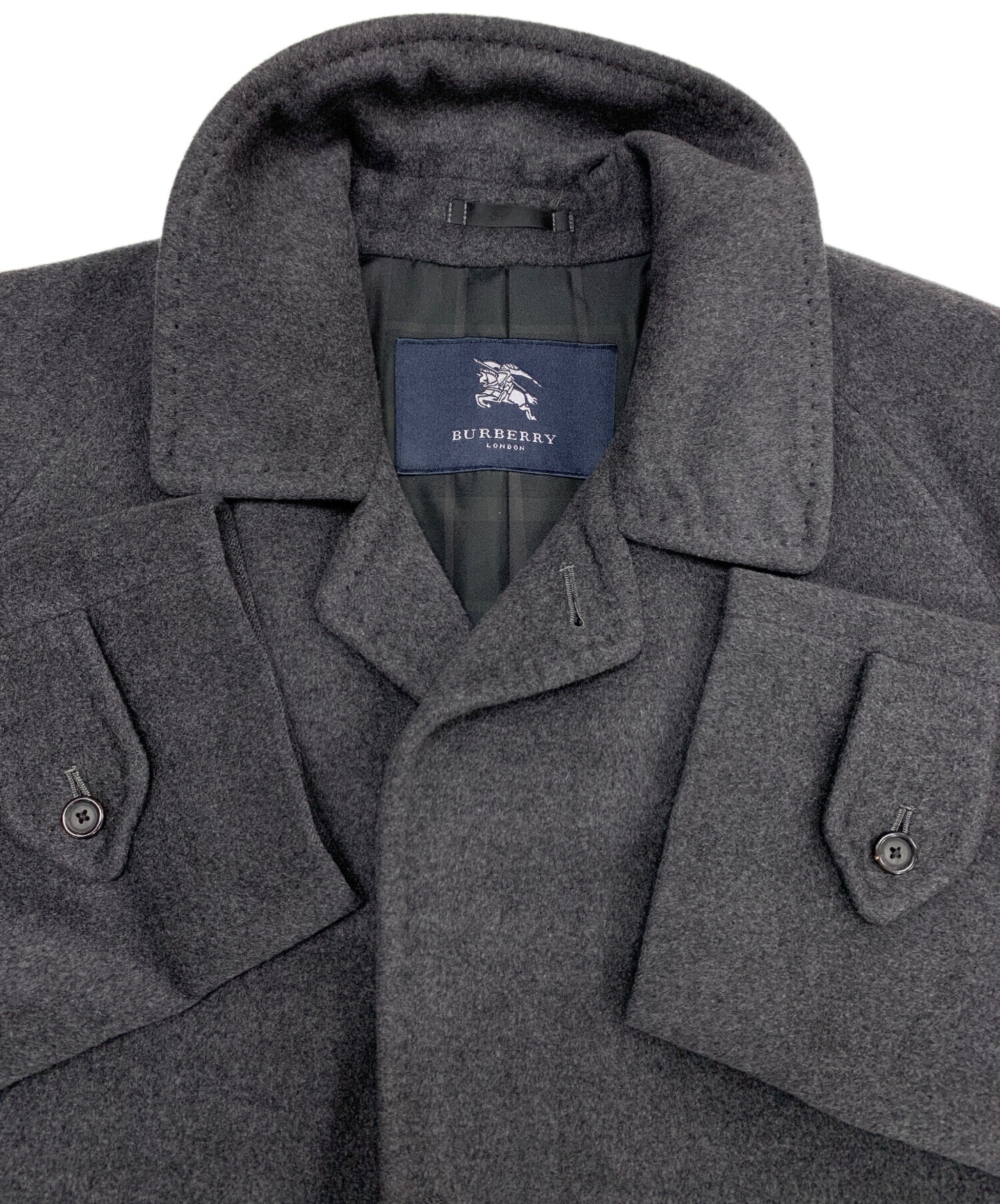 バーバリーロンドン　ウール　コート 中古・古着通販】BURBERRY LONDON (バーバリーロンドン) カシミア混