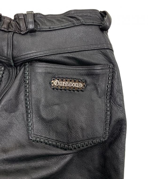 希少 A&G エーアンドジー レザーパンツ 定価30万円程USA製　サイズ30 中古・古着通販】A&G (エーアンドジー) レザーパンツ ブラック サイズ