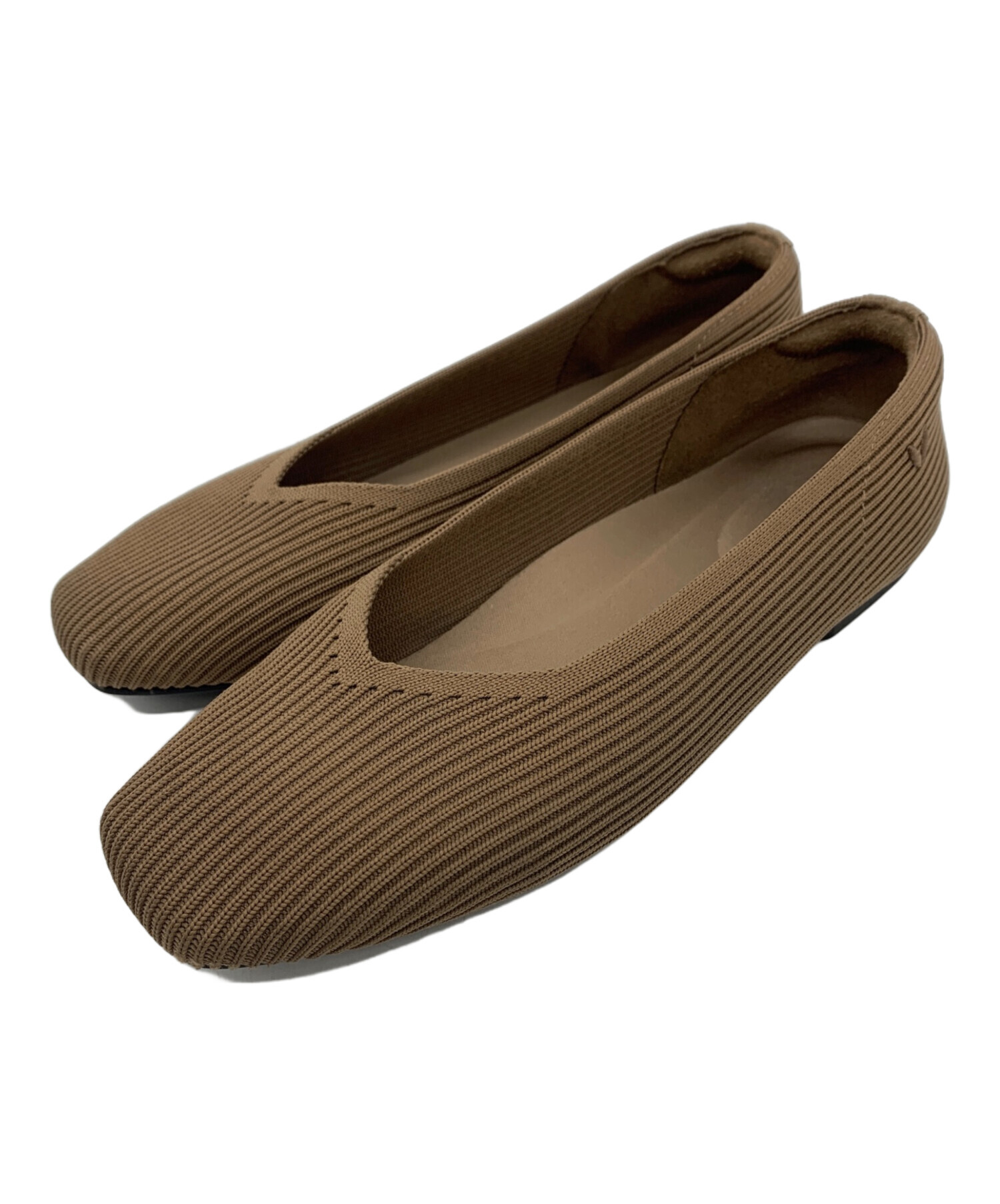 【美品】VIVAIA ビバイア　パンプス　スクエアトゥ ブラウン 中古・古着通販】VIVAIA (ビバイア) パンプス ブラウン サイズ:38.5