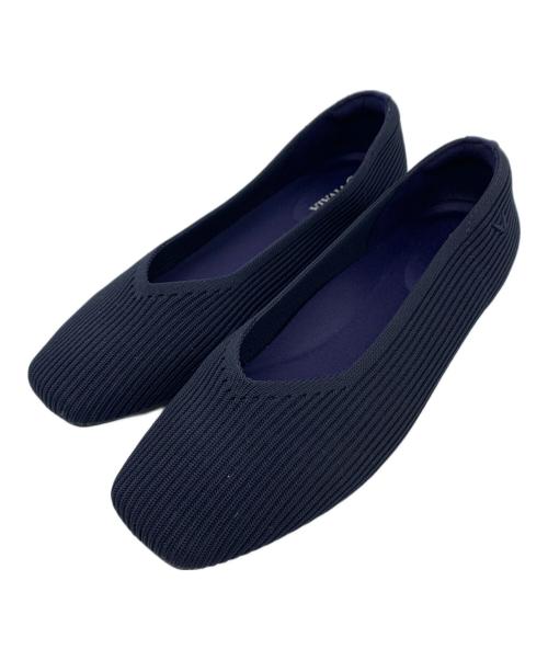 ❀美品 ビバイア VIVAIA パンプス 35 22cm 紺 ネイビー 中古・古着通販】VIVAIA (ビバイア) パンプス ネイビー サイズ:38.5