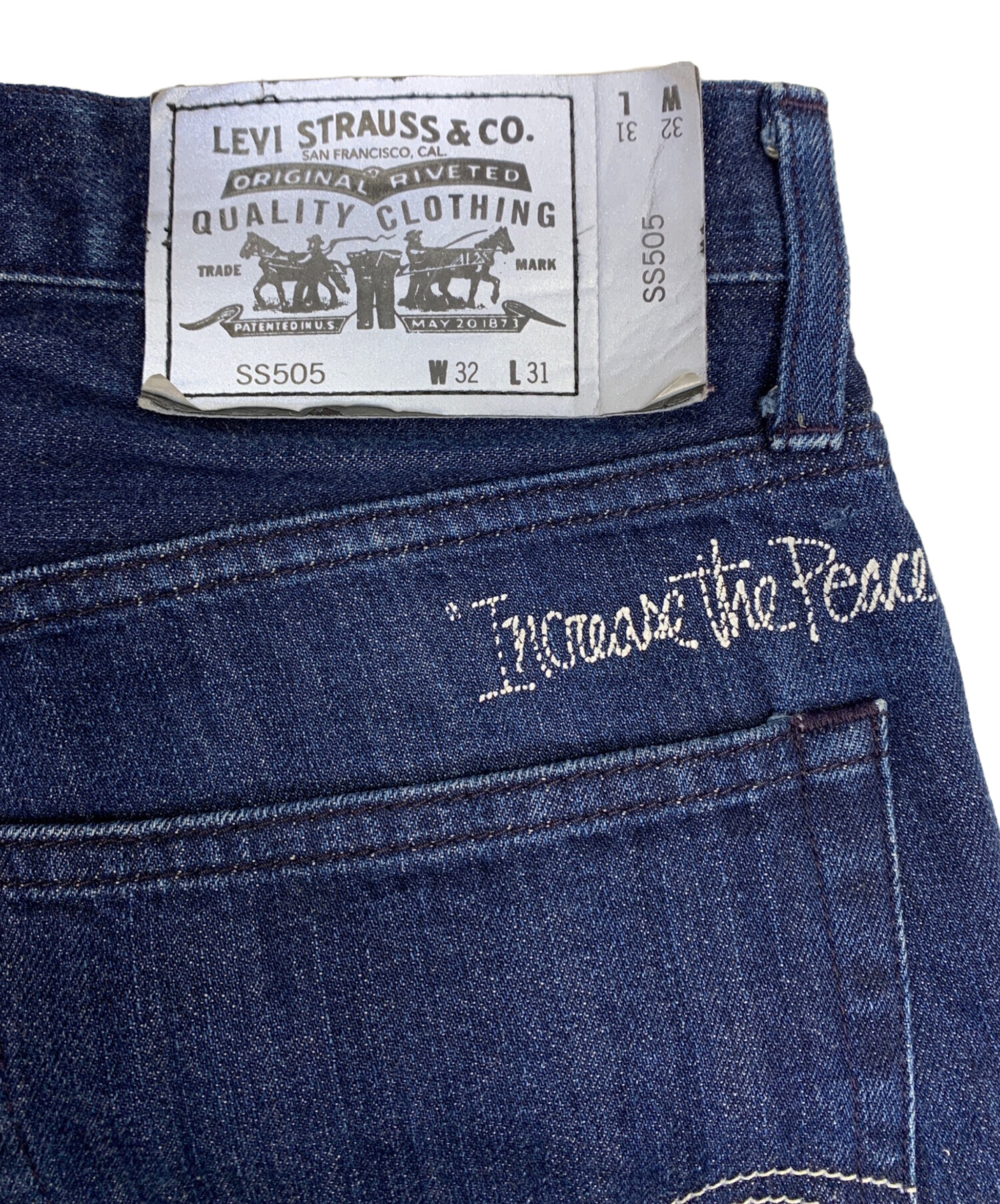 中古・古着通販】LEVI'S (リーバイス) stussy (ステューシー) デニム