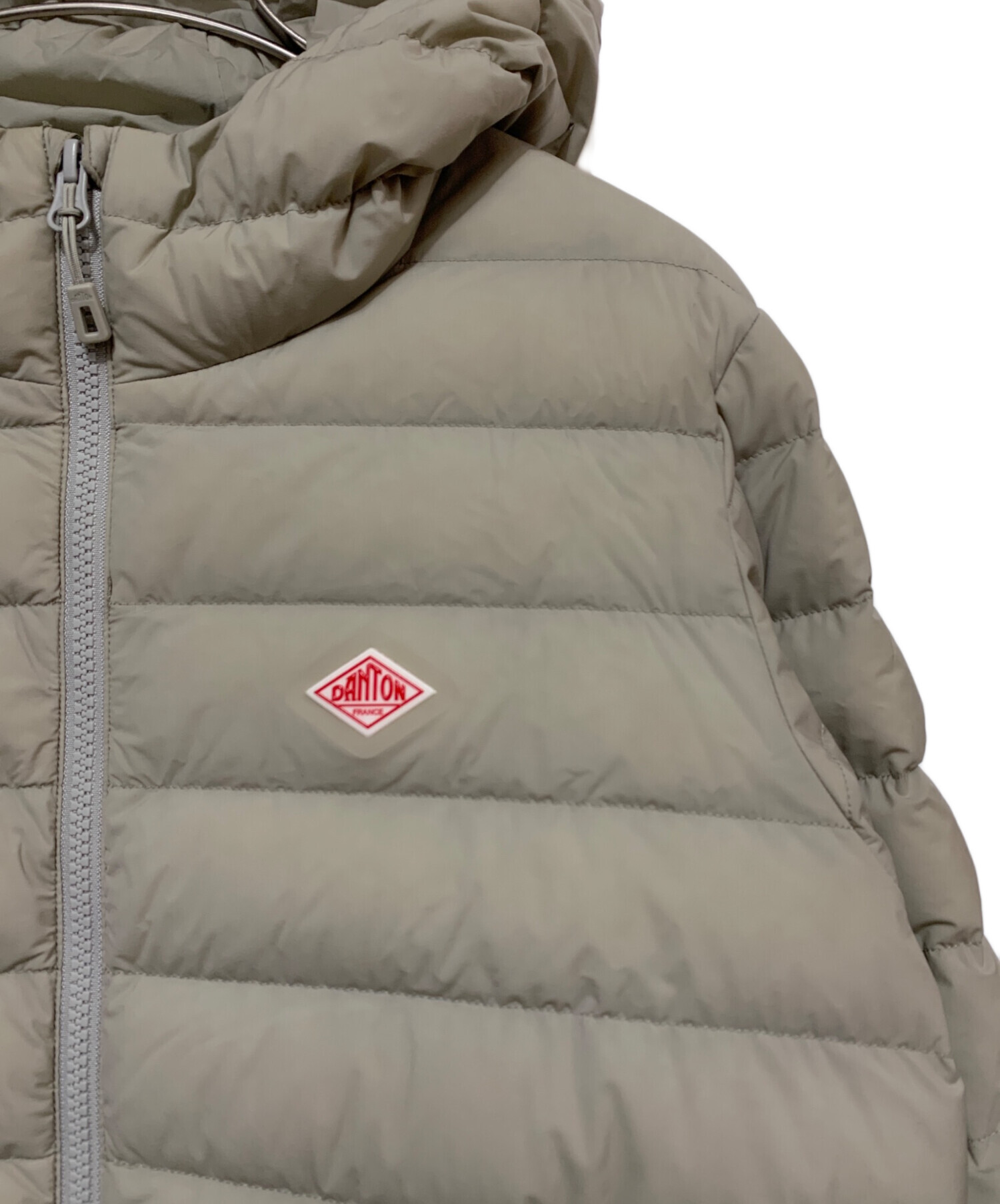 中古・古着通販】DANTON (ダントン) MIDDLE DOWN HOODED COAT ベージュ 