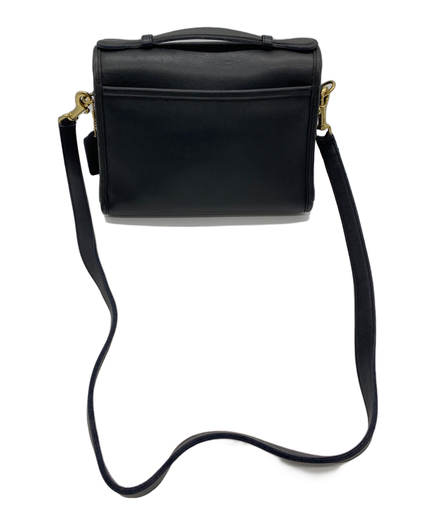 COACH ネイビー ショルダーバッグ 未使用品 中古・古着通販】COACH (コーチ) ワンショルダーバッグ ブルー