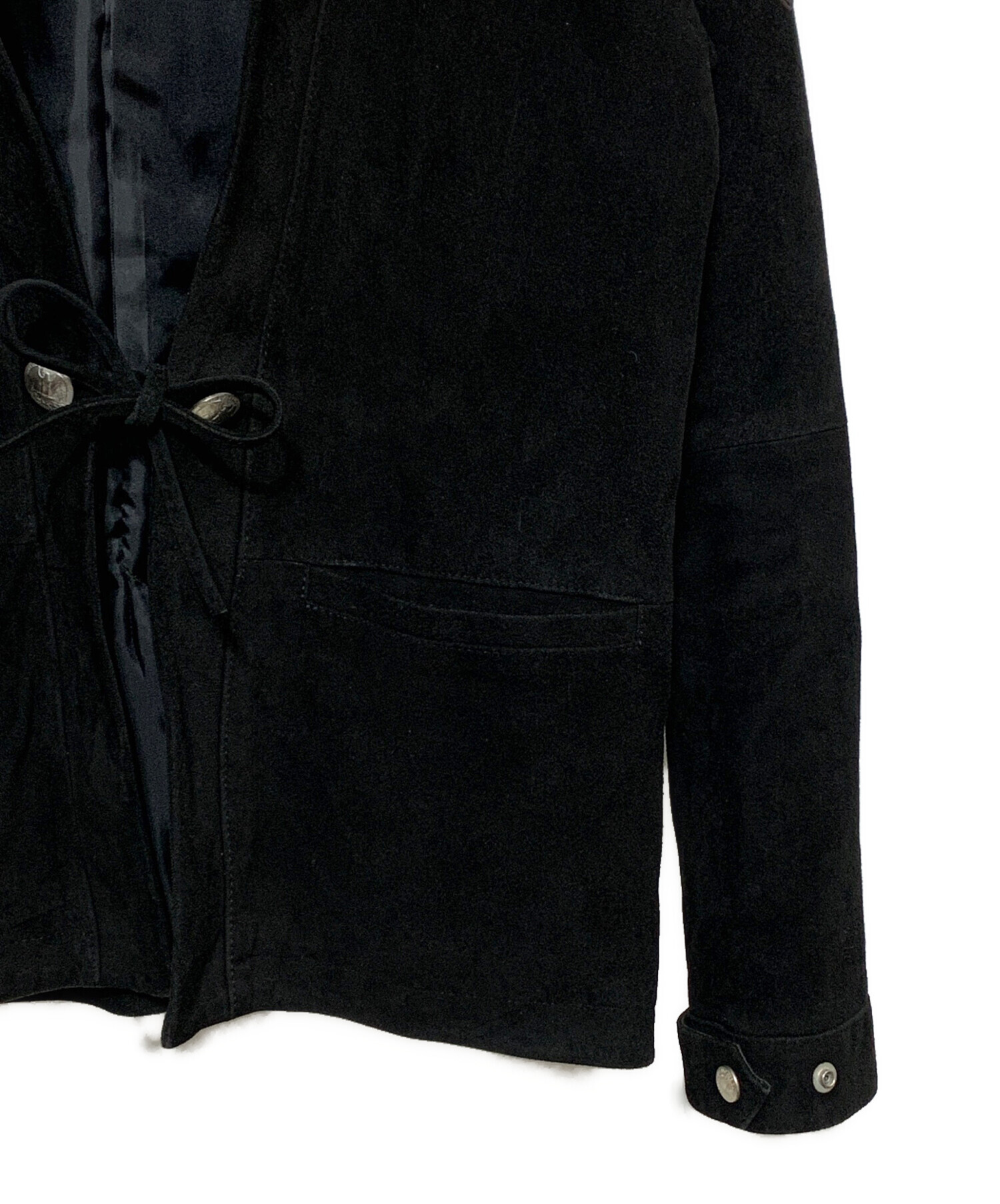 中古・古着通販】THE CRIMIE (ザ クライミー) SUEDE LEATHER CARDIGAN