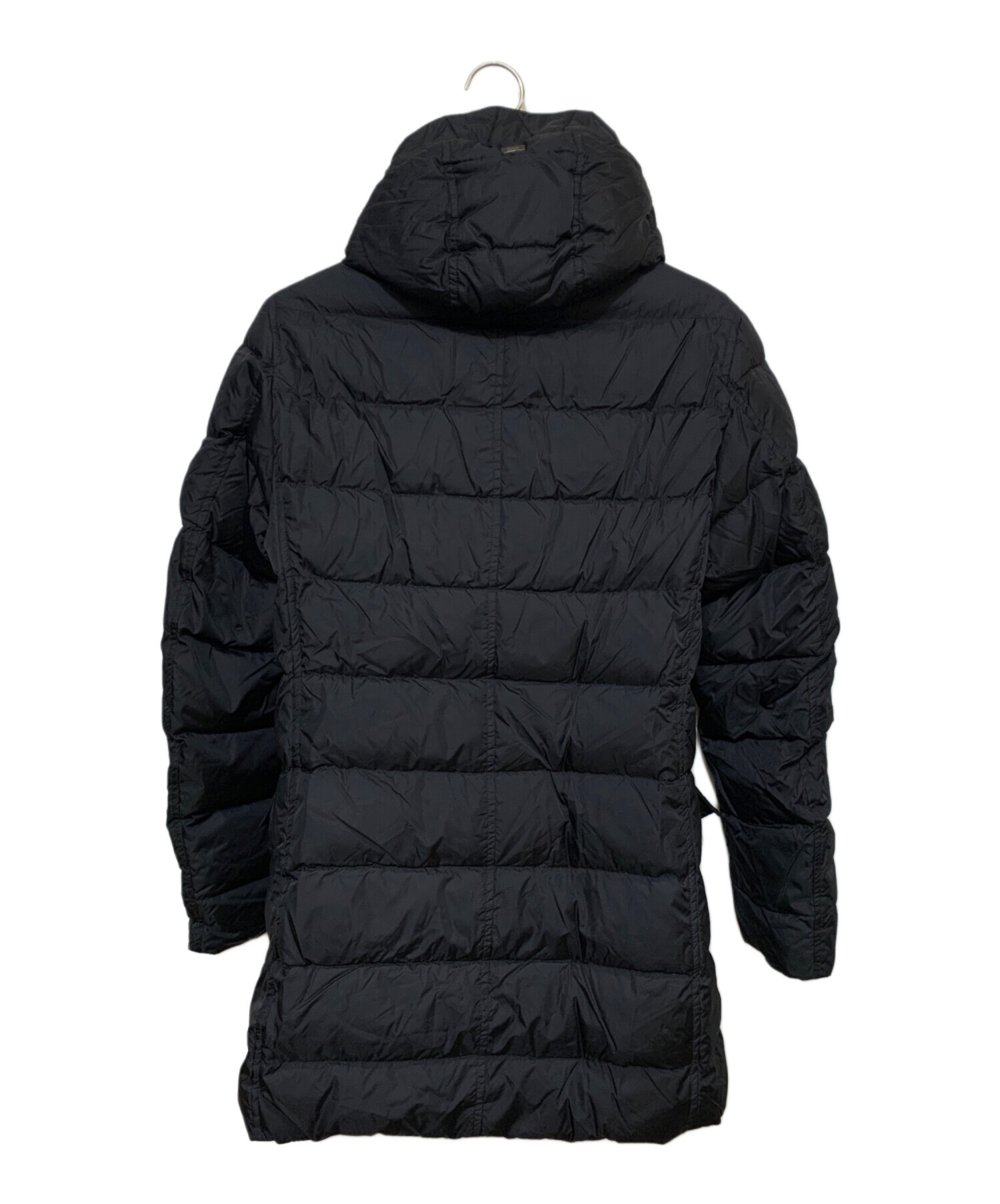中古・古着通販】HERNO (ヘルノ) ダウンコート ブラック サイズ:46