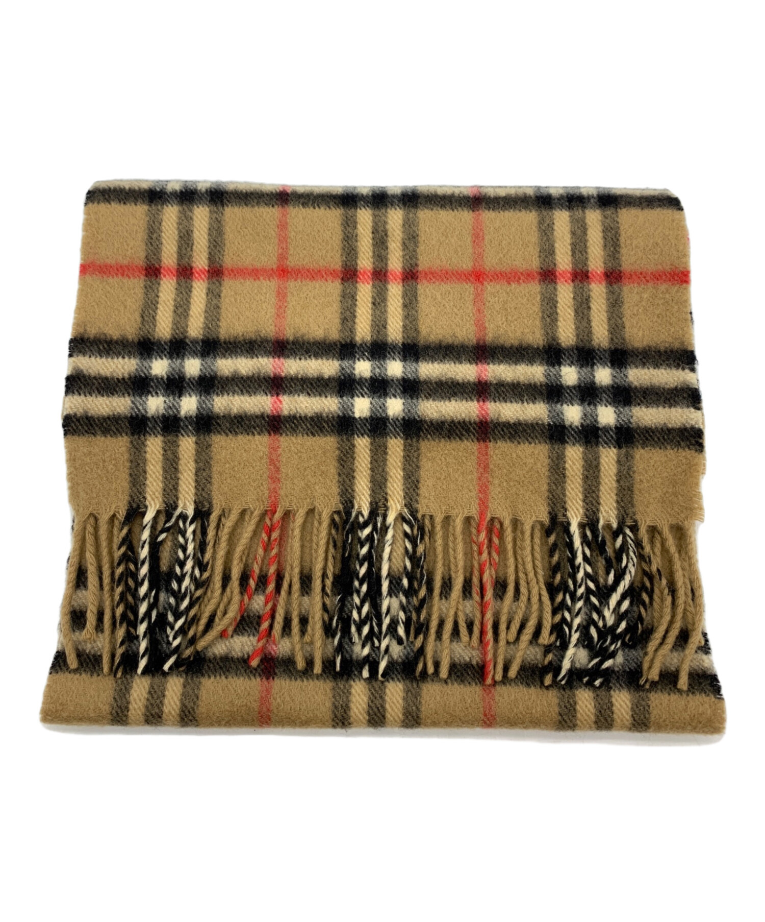 新品未使用　バーバリーズ　カシミヤマフラー　ブラウン 中古・古着通販】Burberry's (バーバリーズ) カシミアマフラー